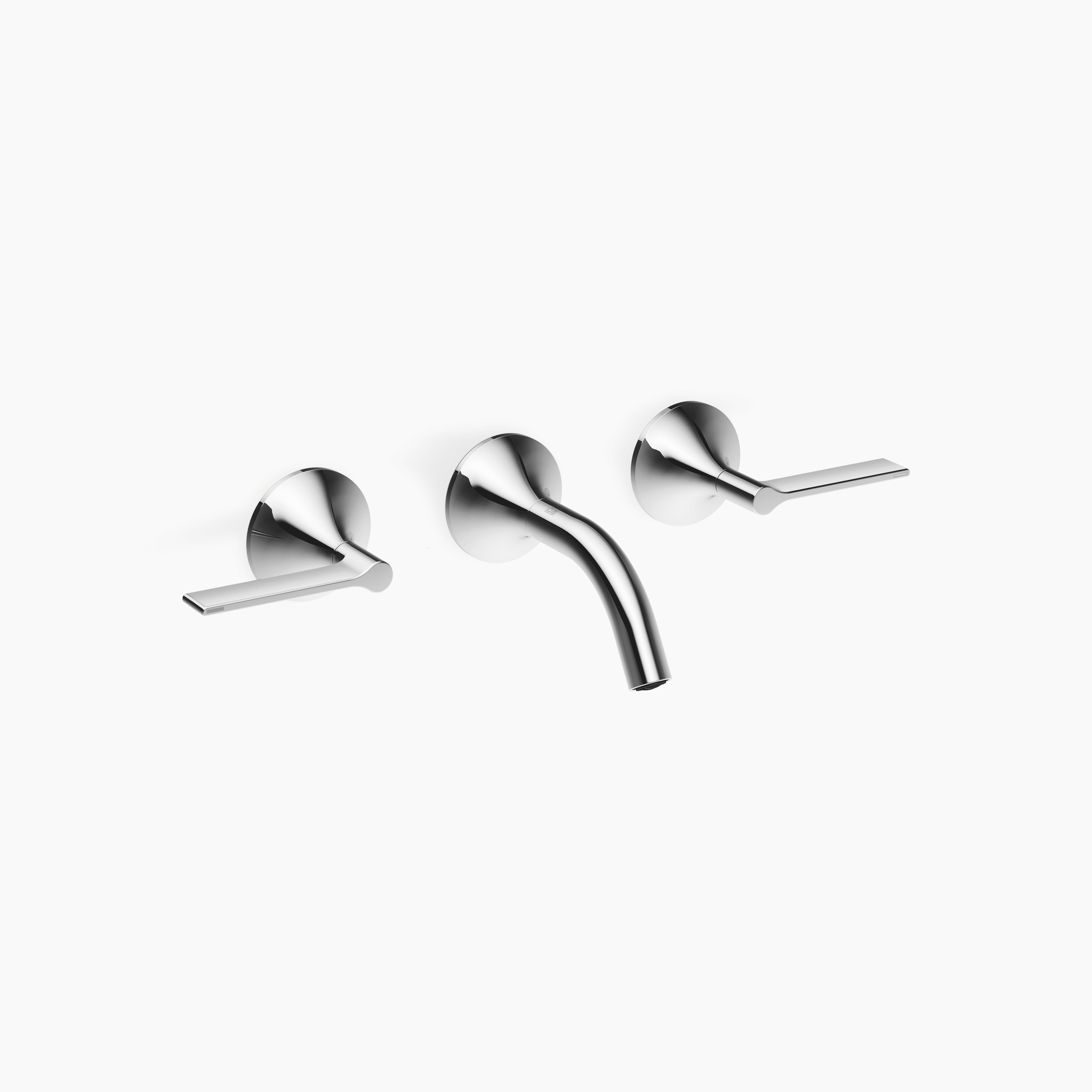 Vaia Wall Mounted Basin Mixer Without Pop Up Waste Chrome II