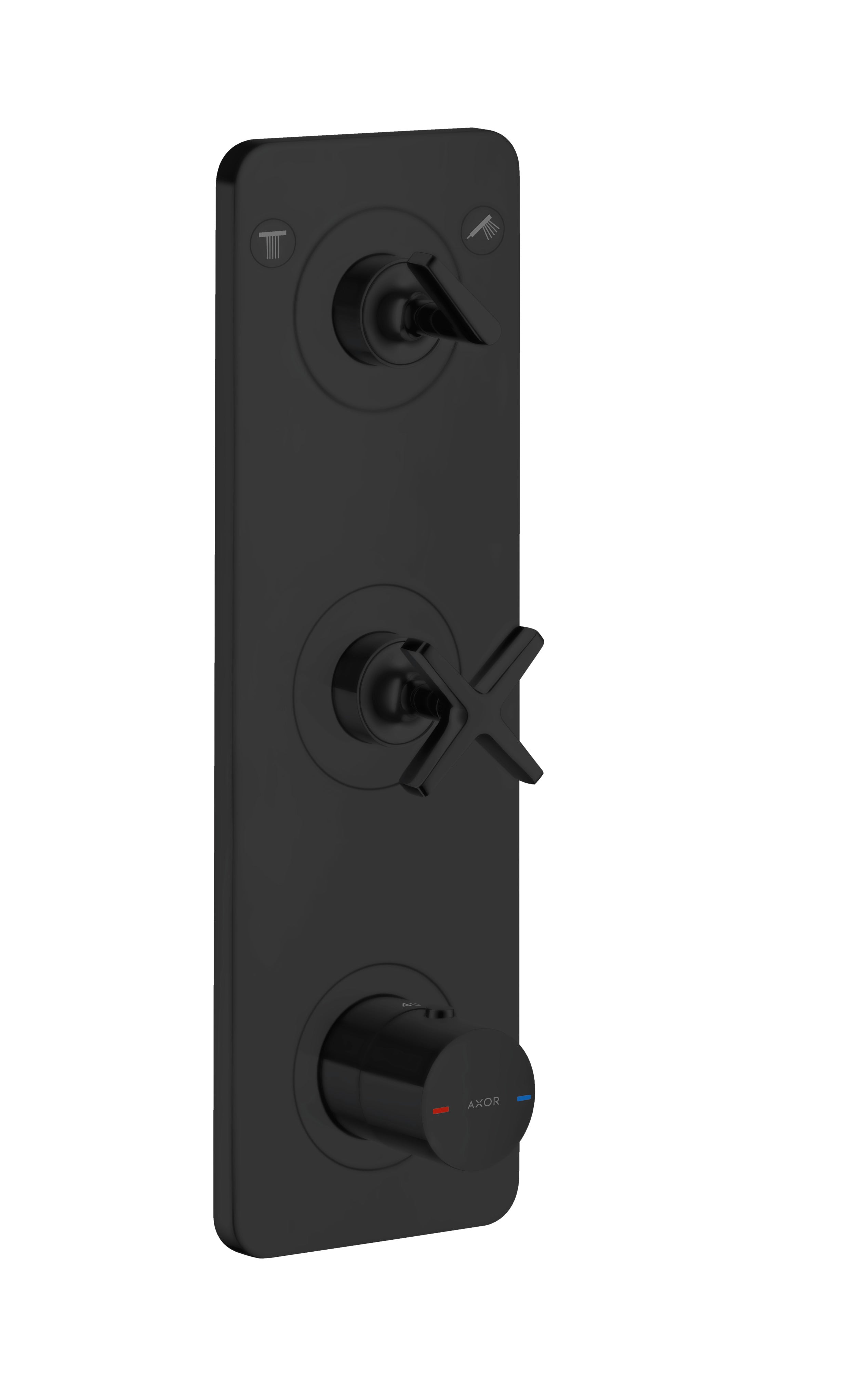 AXOR Citterio E Thermostatic module 380/120 for concealed installation for 2 outlets with plate