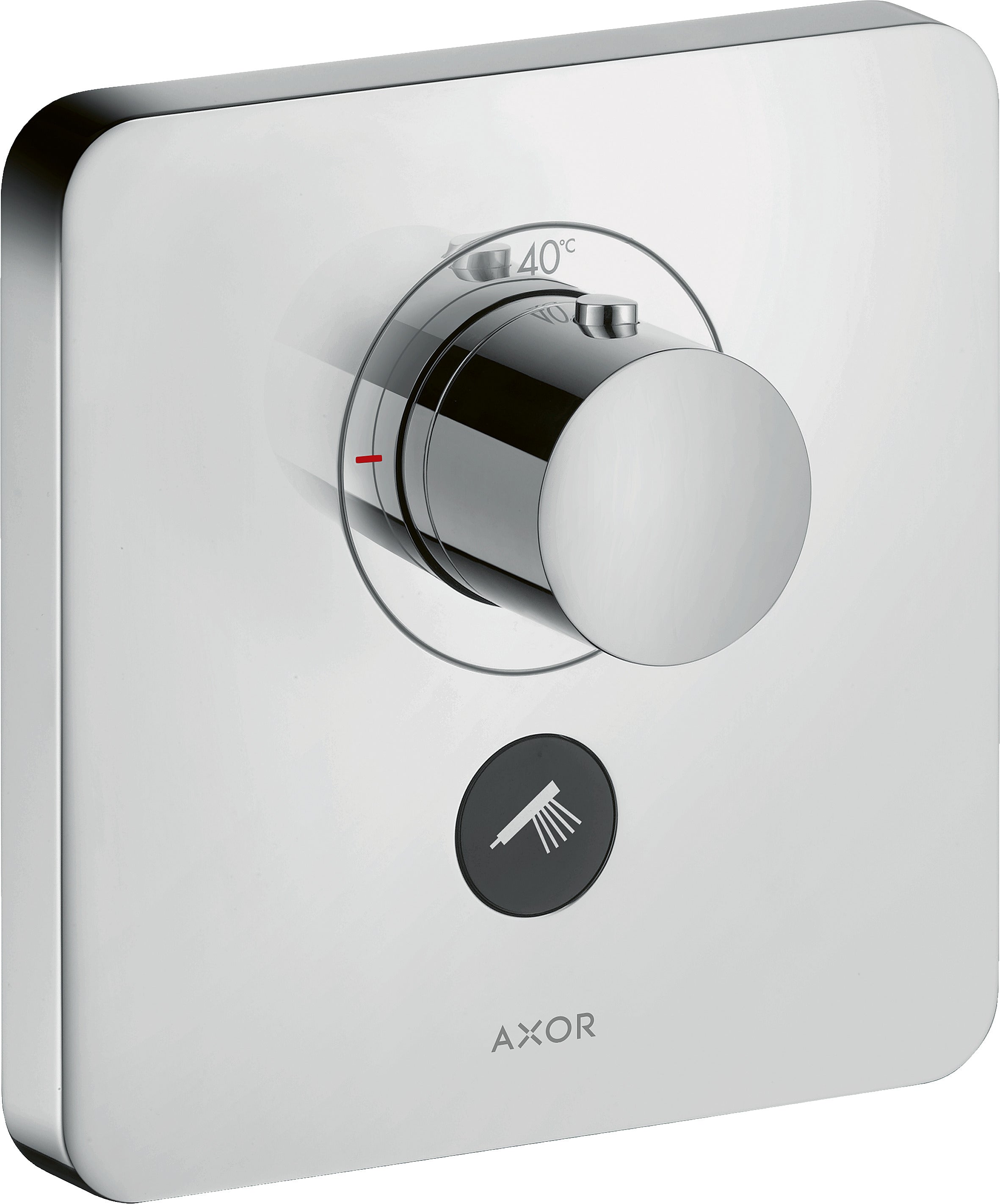 AXOR ShowerSelect Thermostatic mixer HighFlow softsquare for concealed installation for multiple outlets