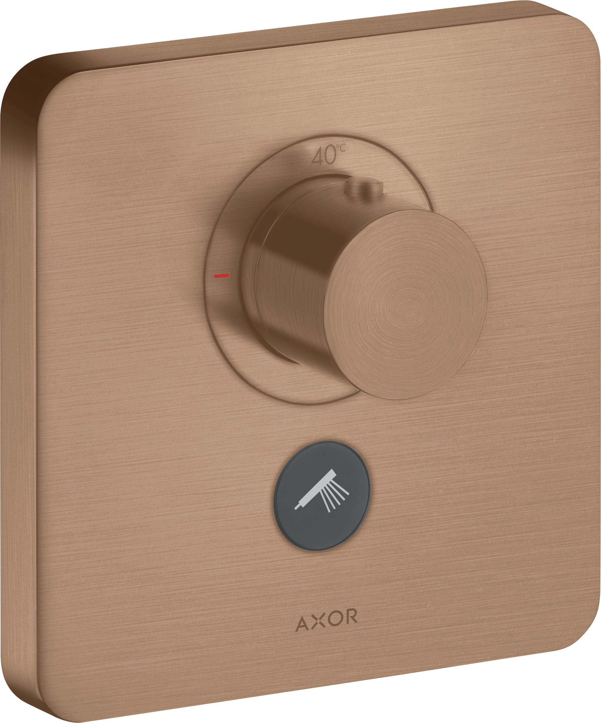 AXOR ShowerSelect Thermostatic mixer HighFlow softsquare for concealed installation for multiple outlets