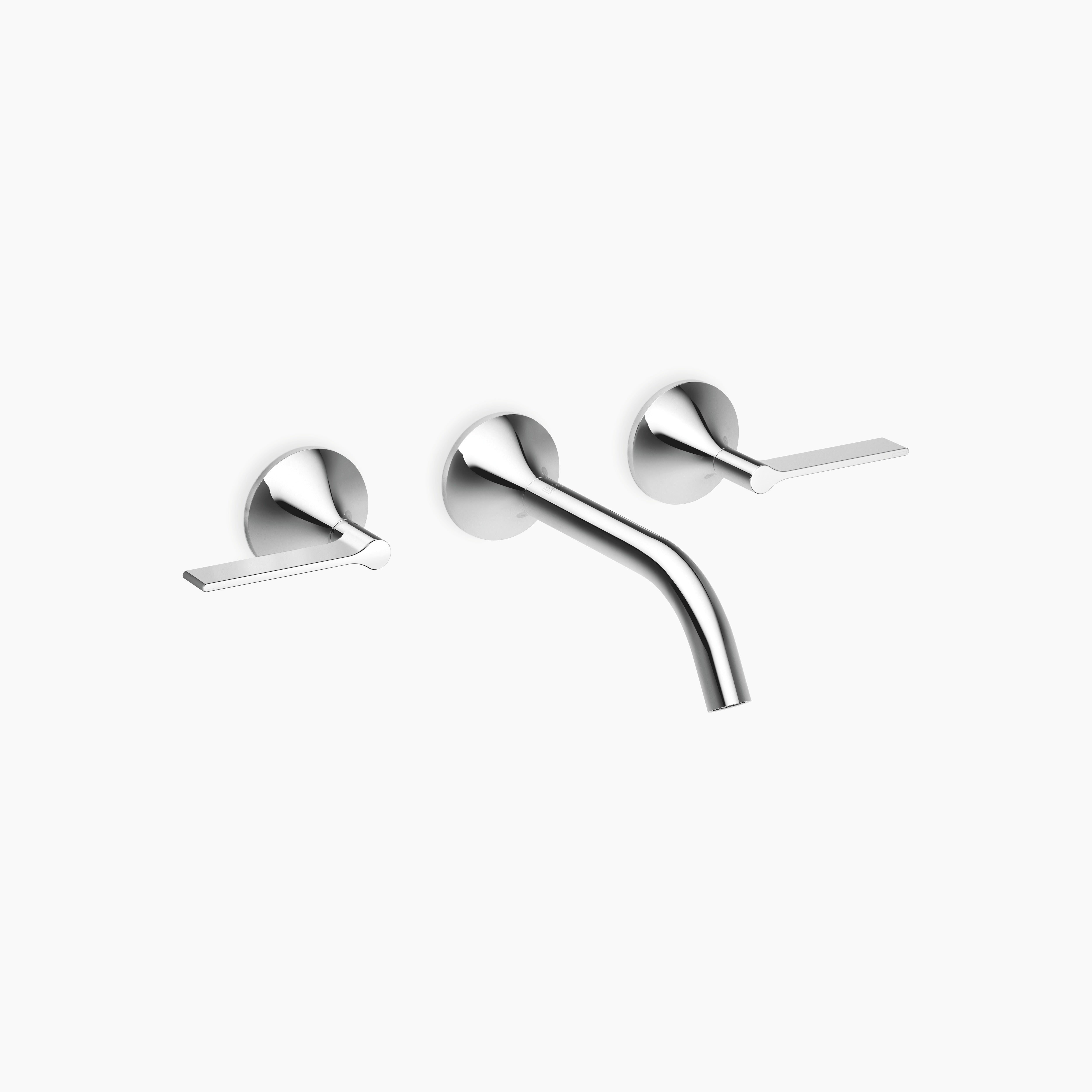 Vaia Wall Mounted Basin Mixer Without Pop Up Waste Chrome IV