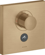 AXOR ShowerSelect Thermostatic mixer HighFlow square for concealed installation for multiple outlets