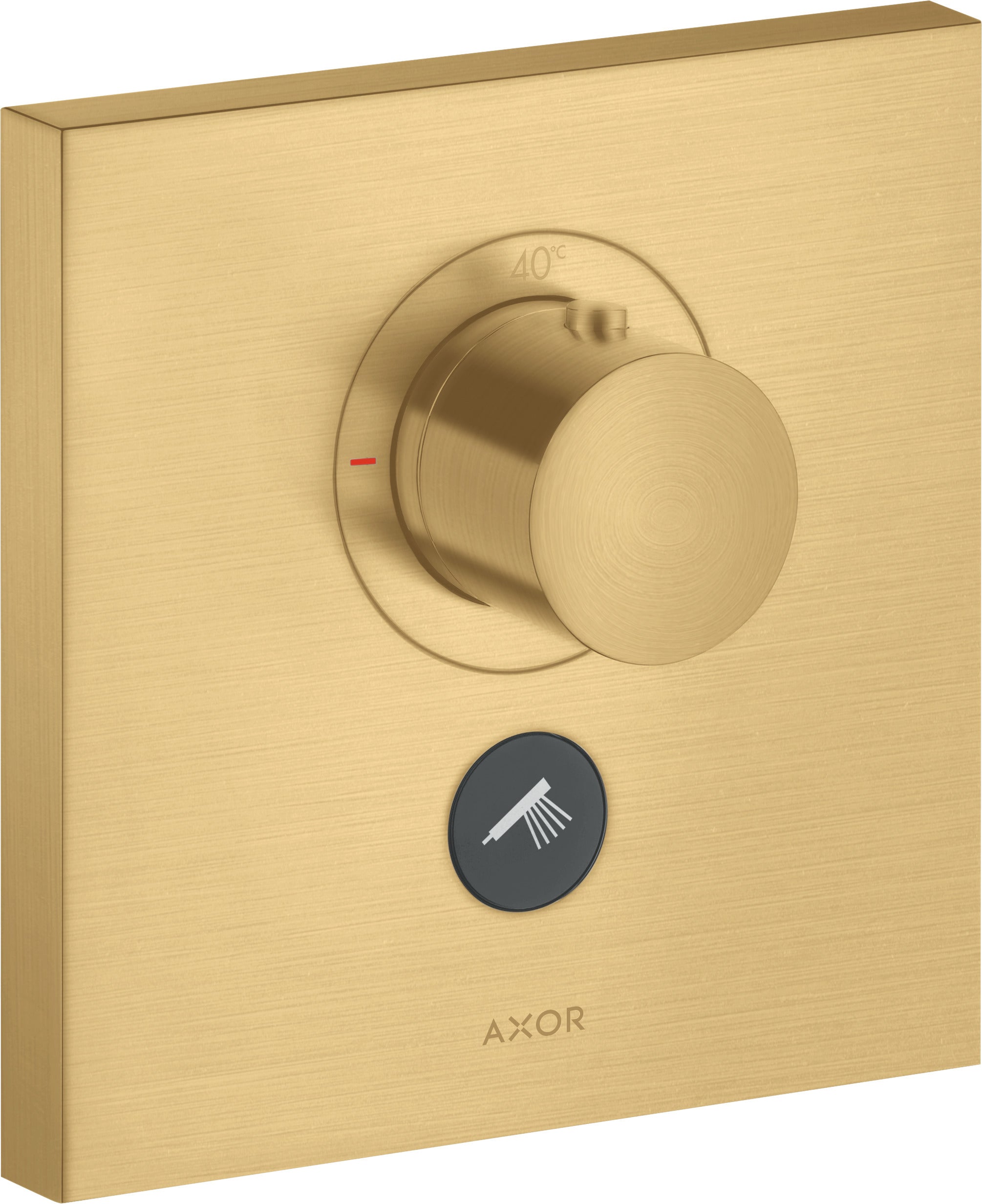 AXOR ShowerSelect Thermostatic mixer HighFlow square for concealed installation for multiple outlets