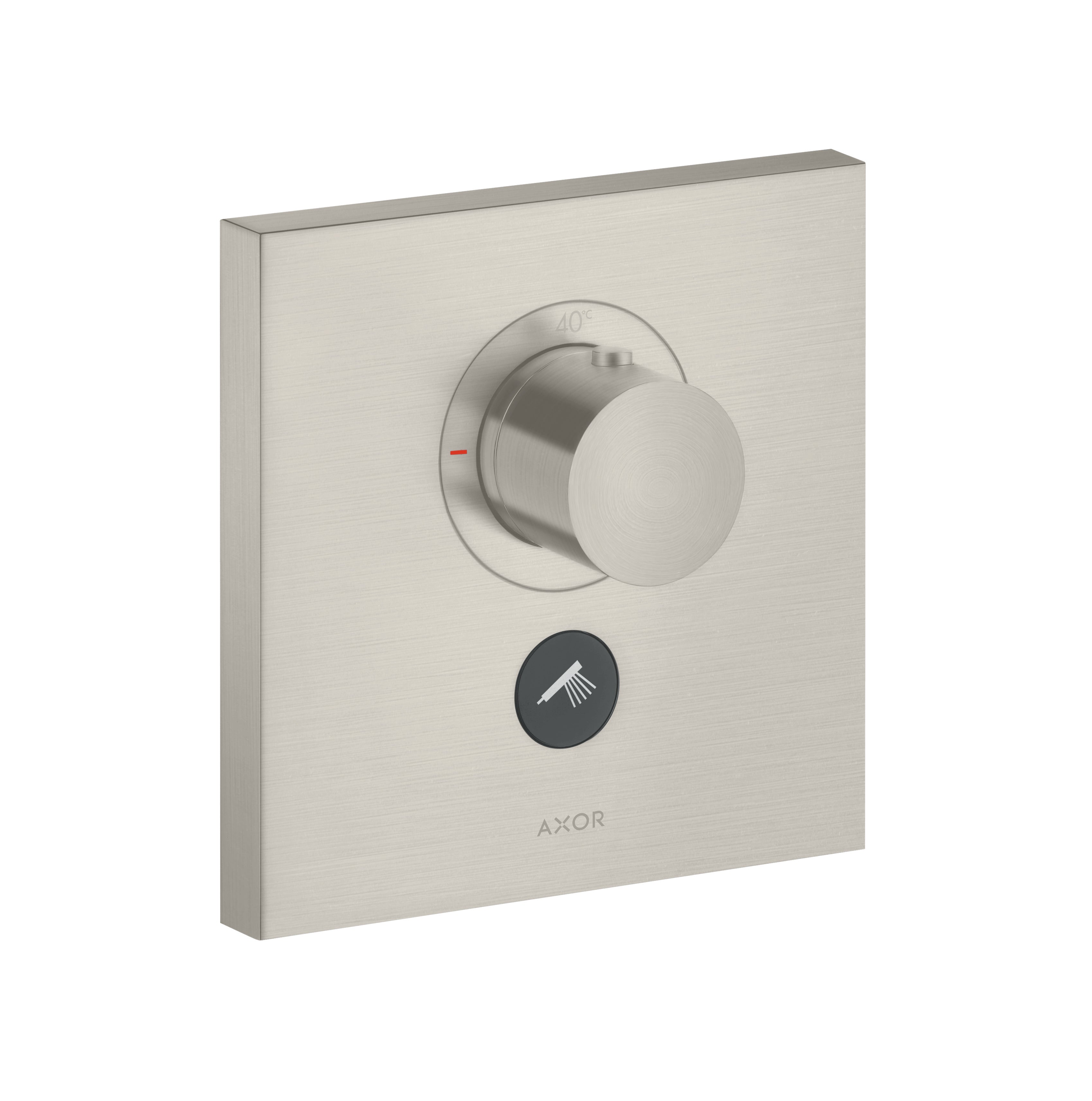 AXOR ShowerSelect Thermostatic mixer HighFlow square for concealed installation for multiple outlets