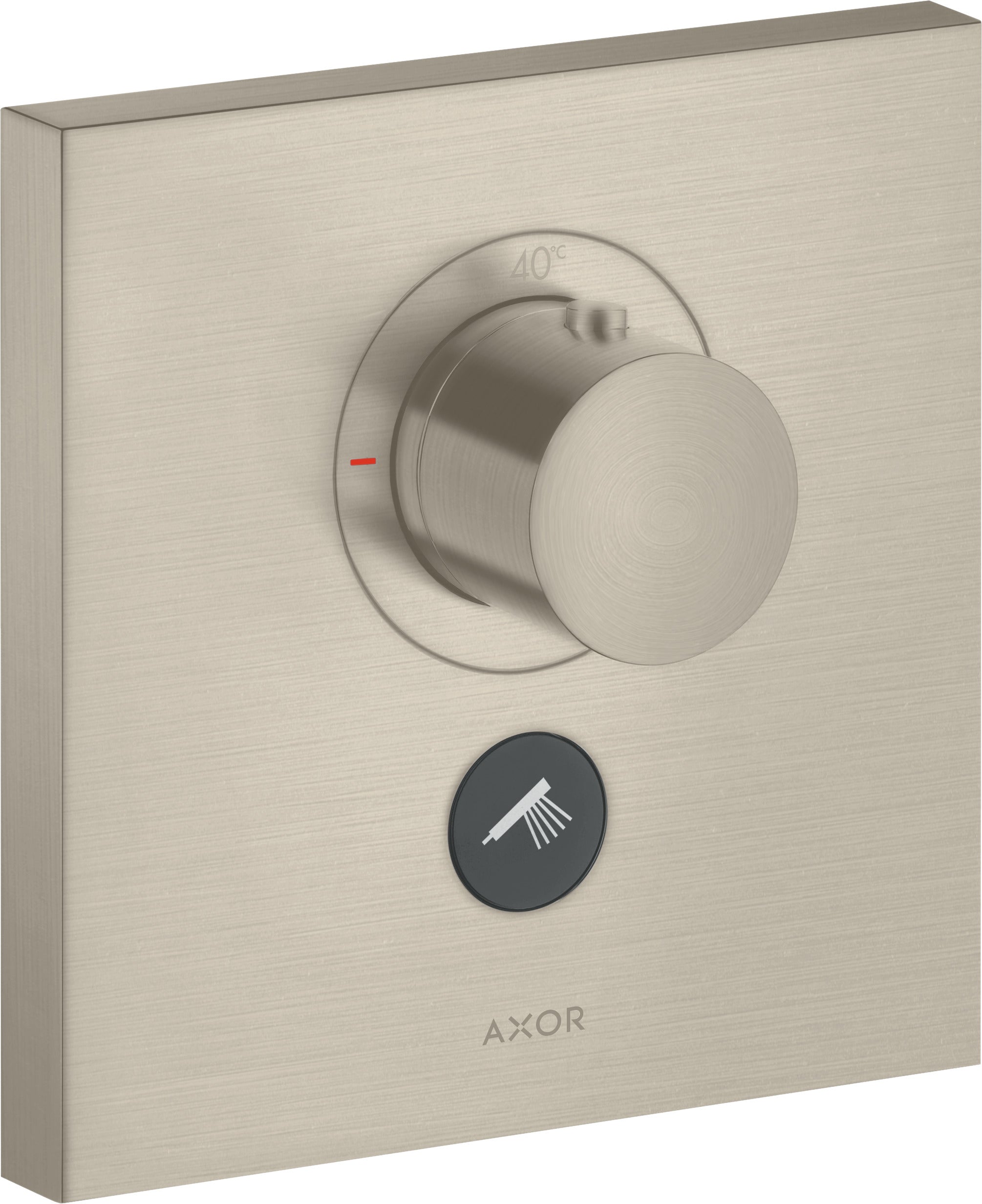 AXOR ShowerSelect Thermostatic mixer HighFlow square for concealed installation for multiple outlets