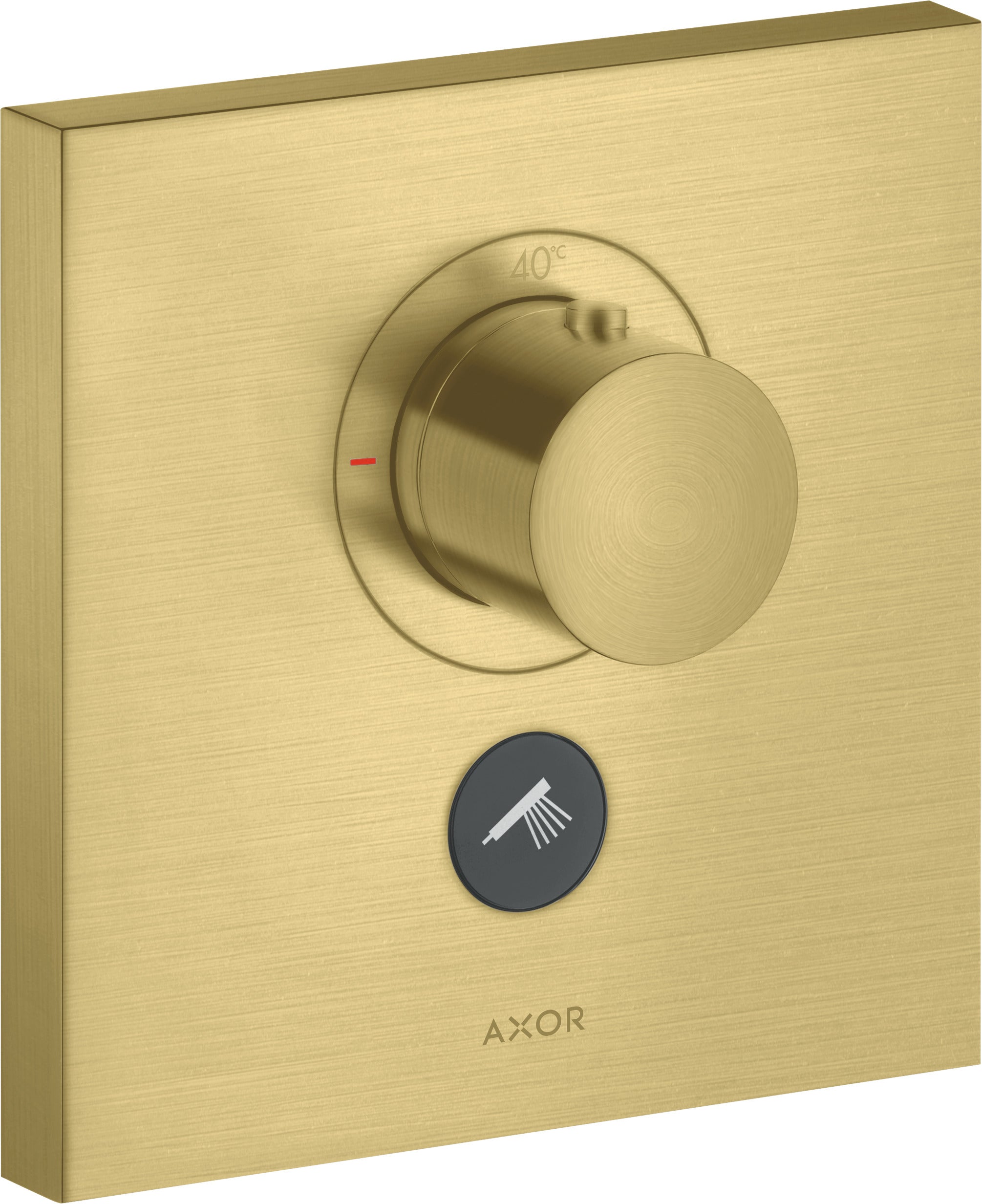 AXOR ShowerSelect Thermostatic mixer HighFlow square for concealed installation for multiple outlets