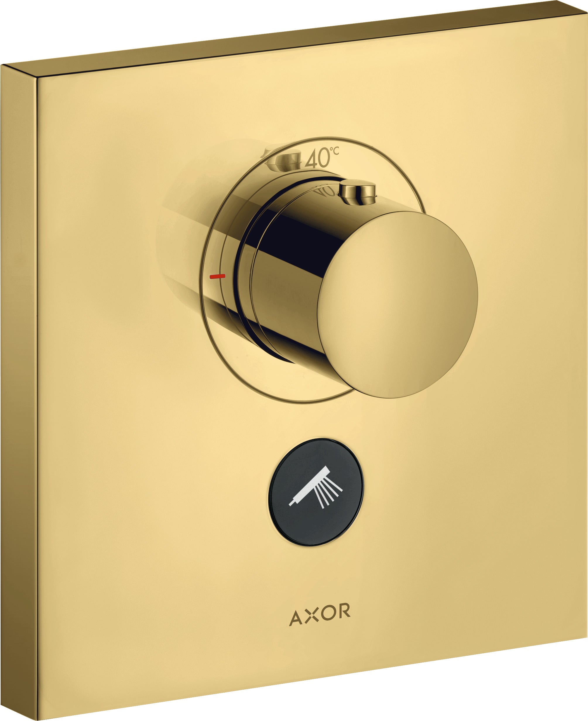 AXOR ShowerSelect Thermostatic mixer HighFlow square for concealed installation for multiple outlets