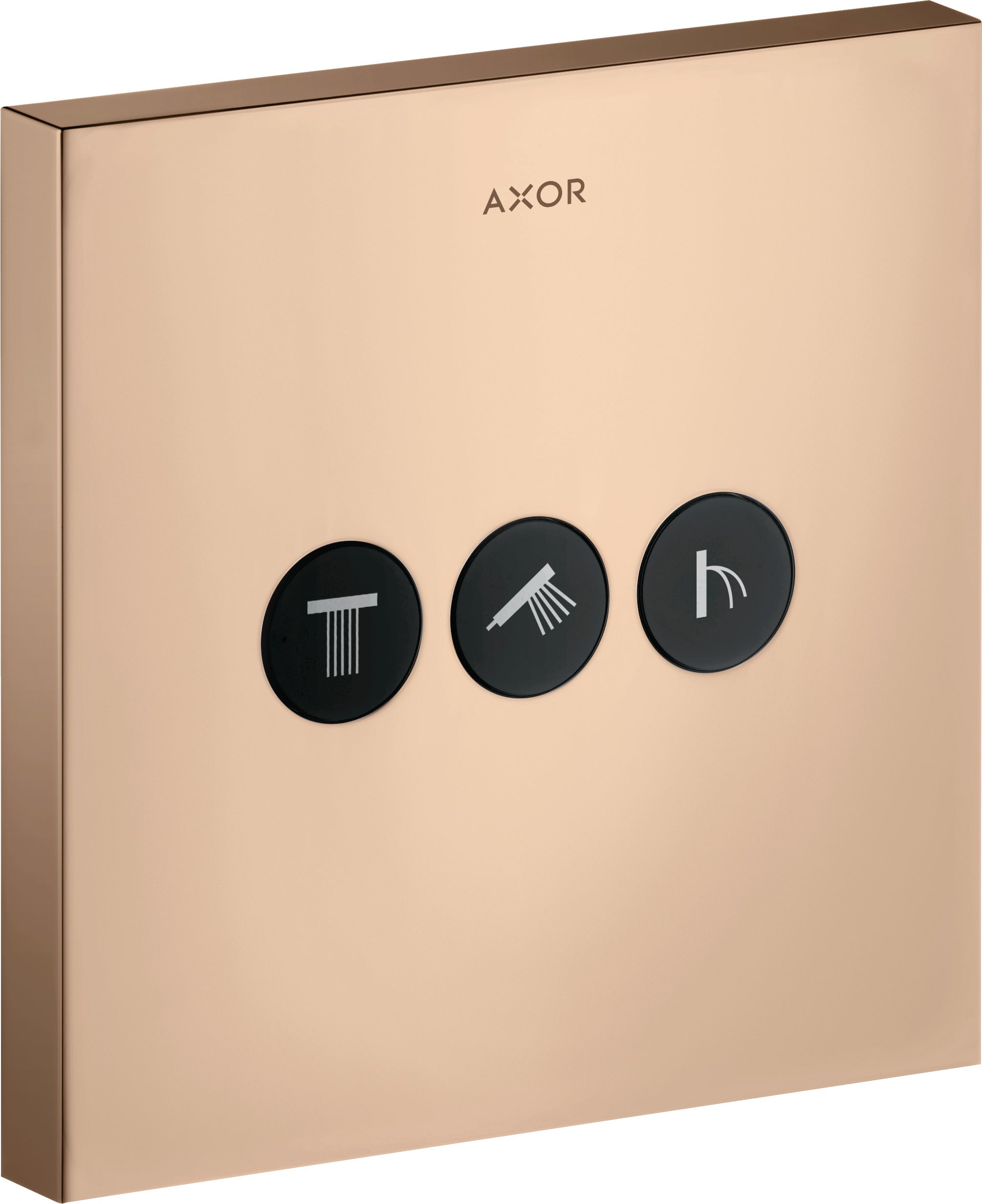 AXOR ShowerSelect Valve square for concealed installation for 3 outlets
