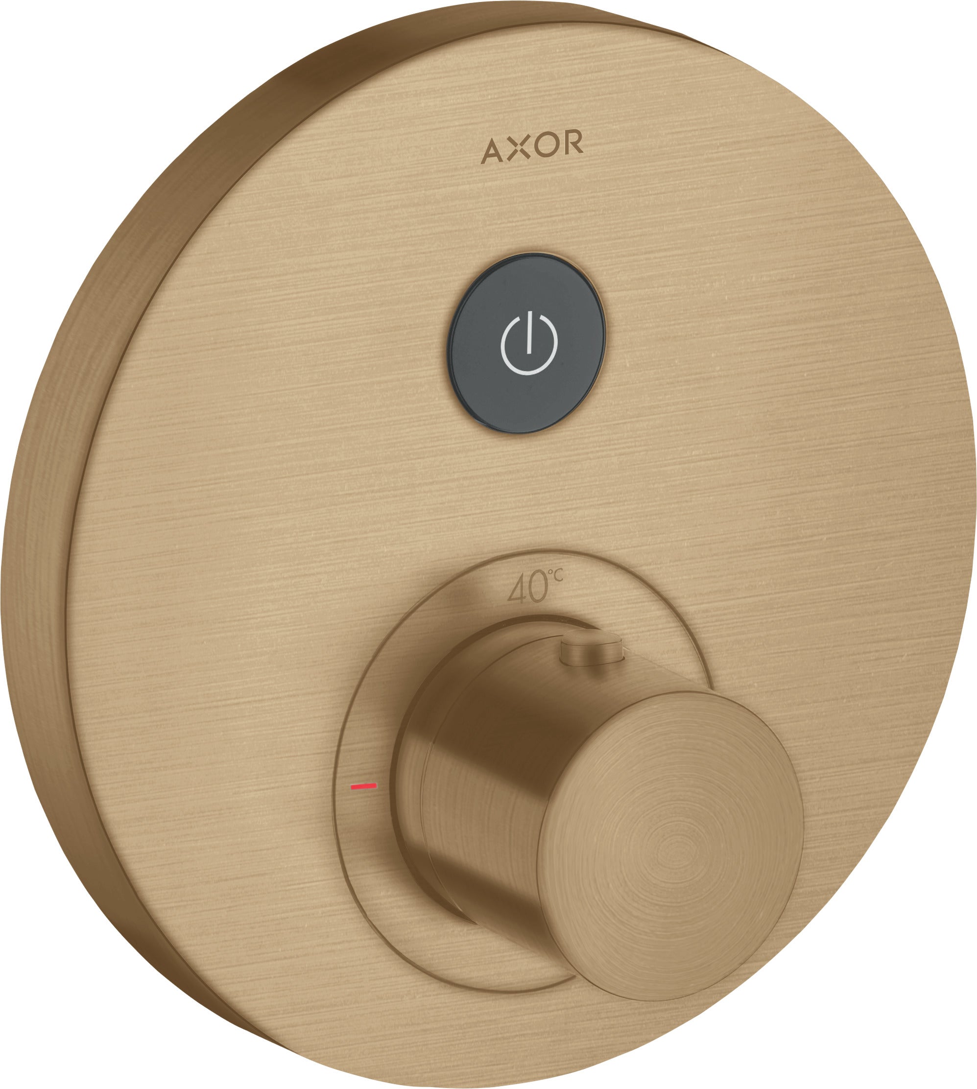 AXOR ShowerSelect Thermostatic mixer round for concealed installation for 1 outlet