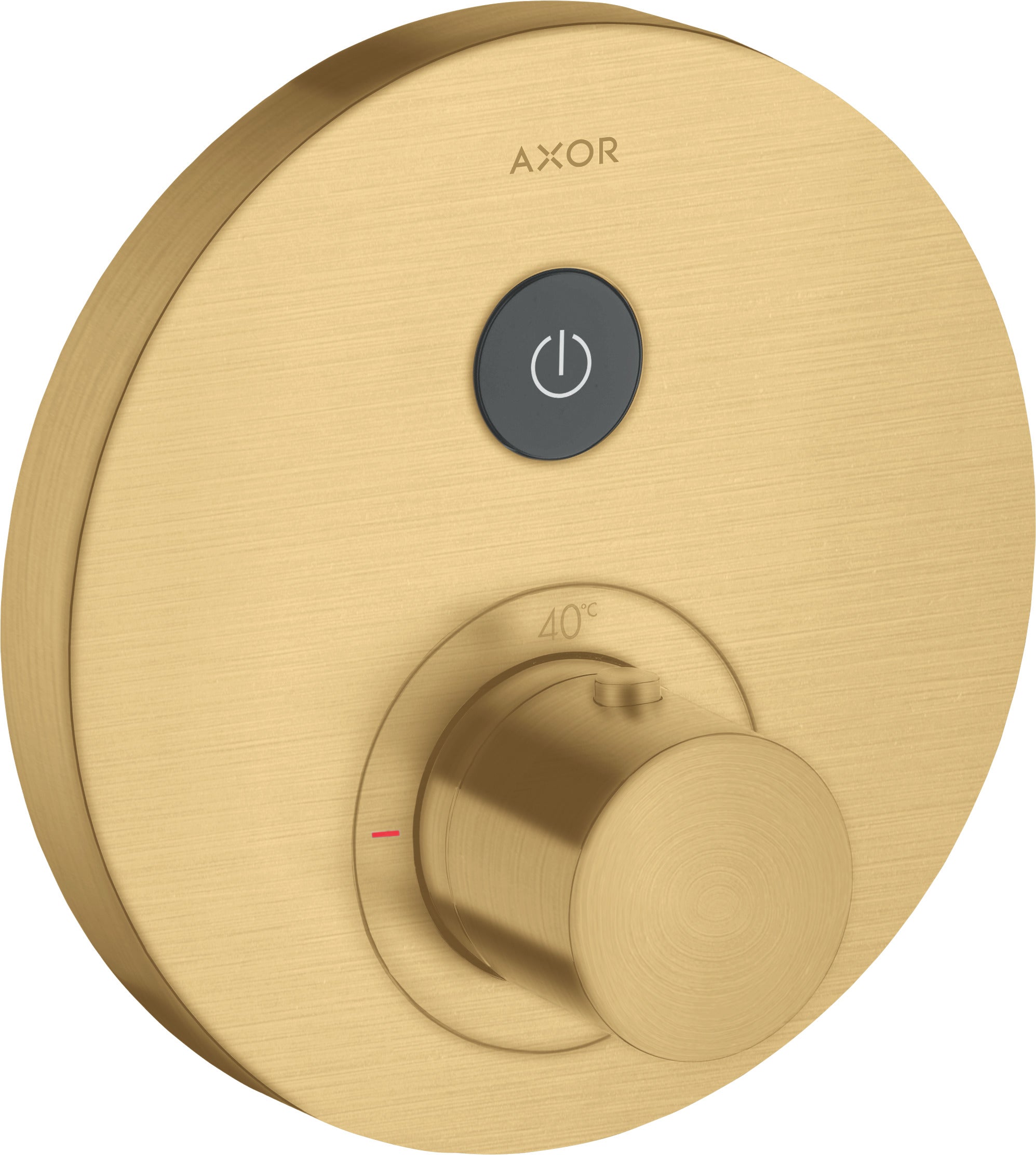 AXOR ShowerSelect Thermostatic mixer round for concealed installation for 1 outlet