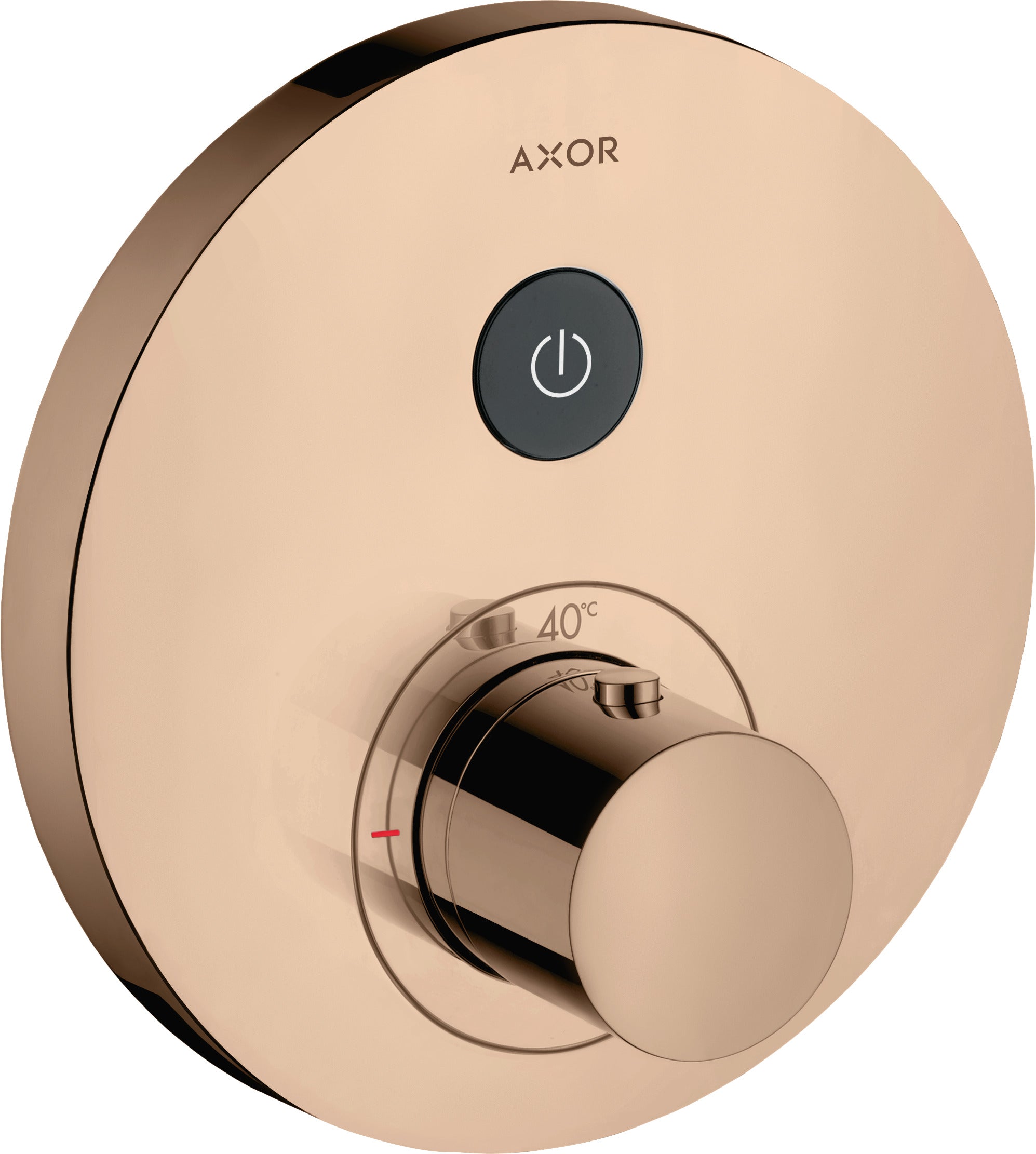 AXOR ShowerSelect Thermostatic mixer round for concealed installation for 1 outlet