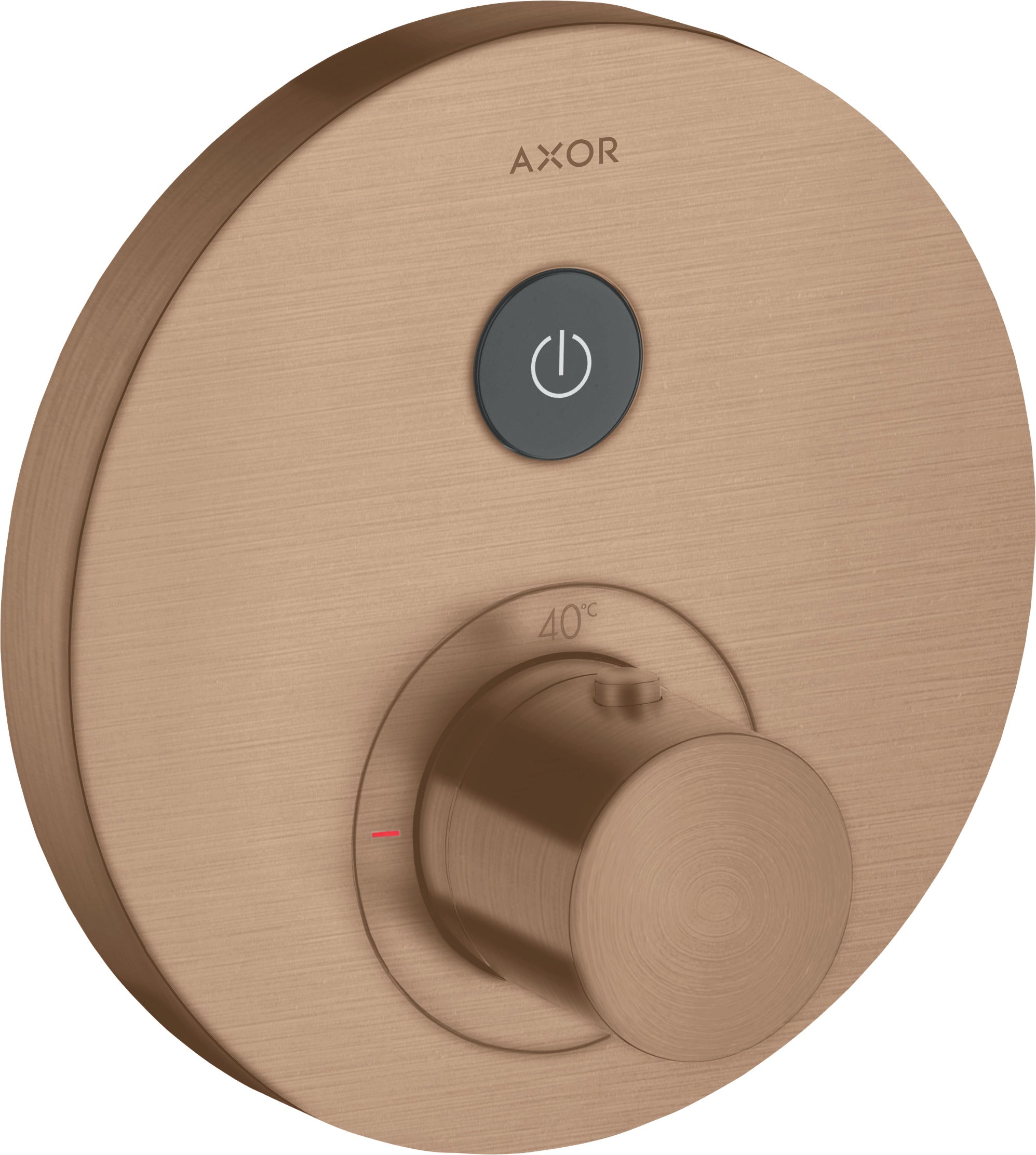 AXOR ShowerSelect Thermostatic mixer round for concealed installation for 1 outlet