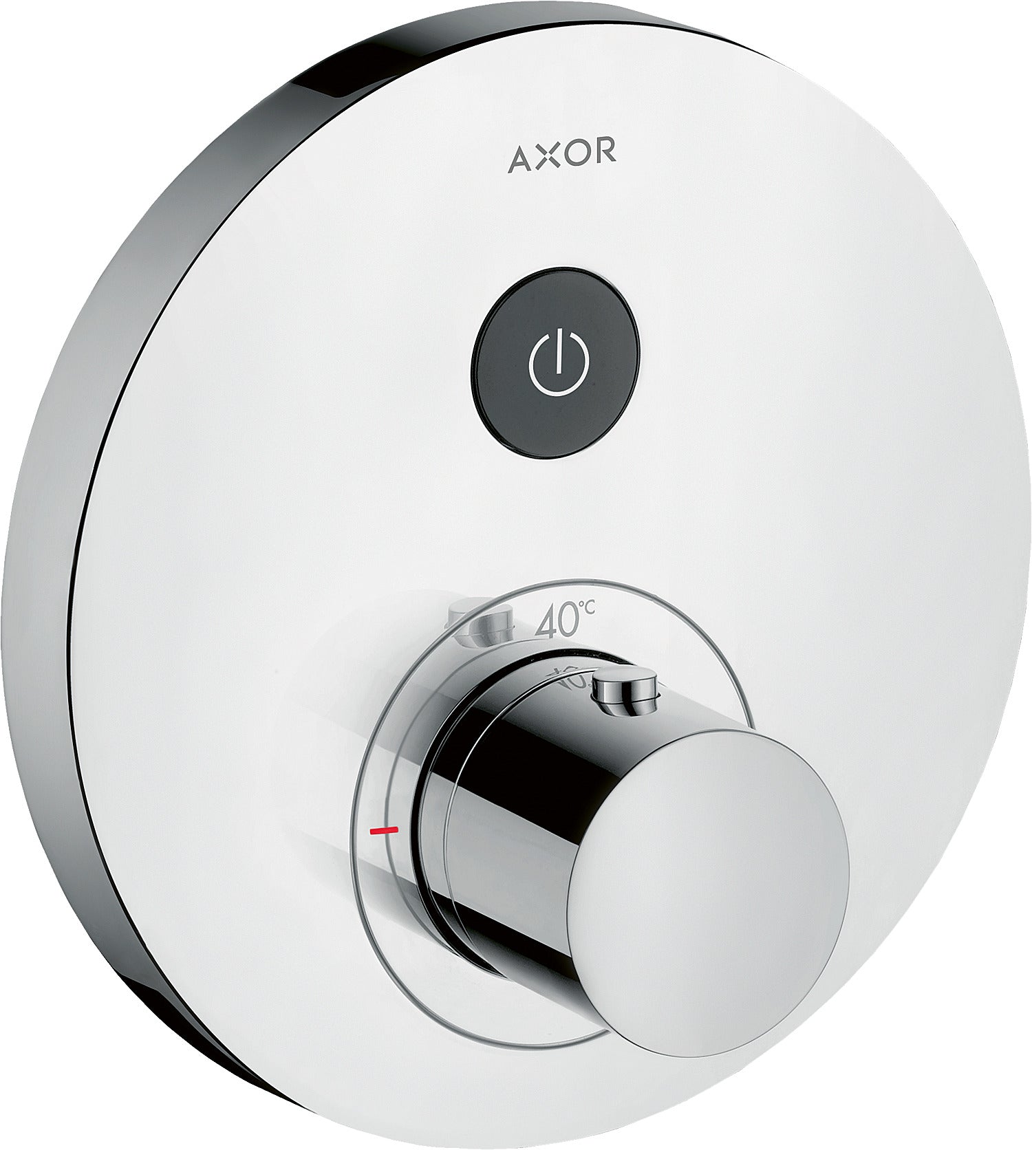 AXOR ShowerSelect Thermostatic mixer round for concealed installation for 1 outlet