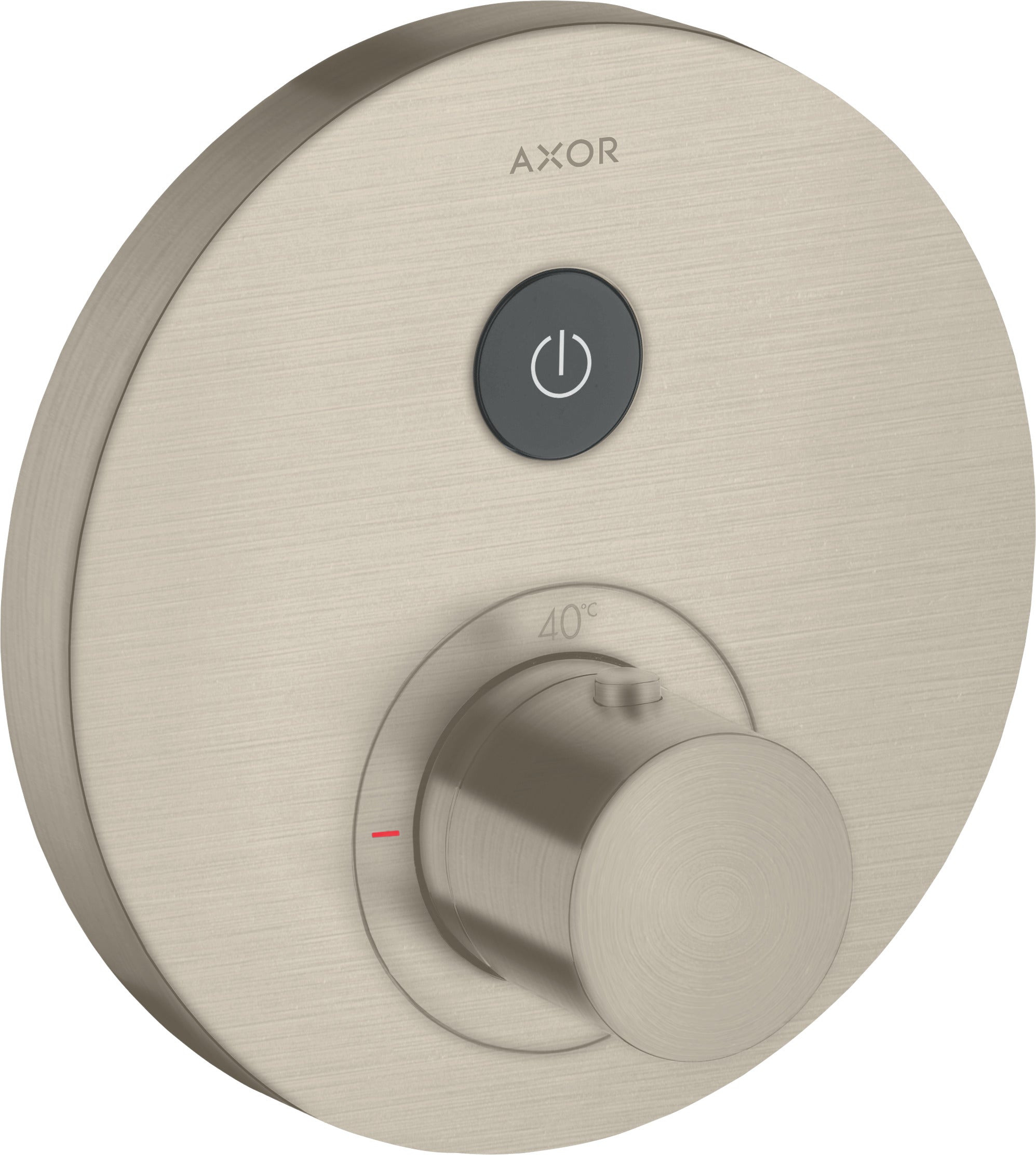 AXOR ShowerSelect Thermostatic mixer round for concealed installation for 1 outlet