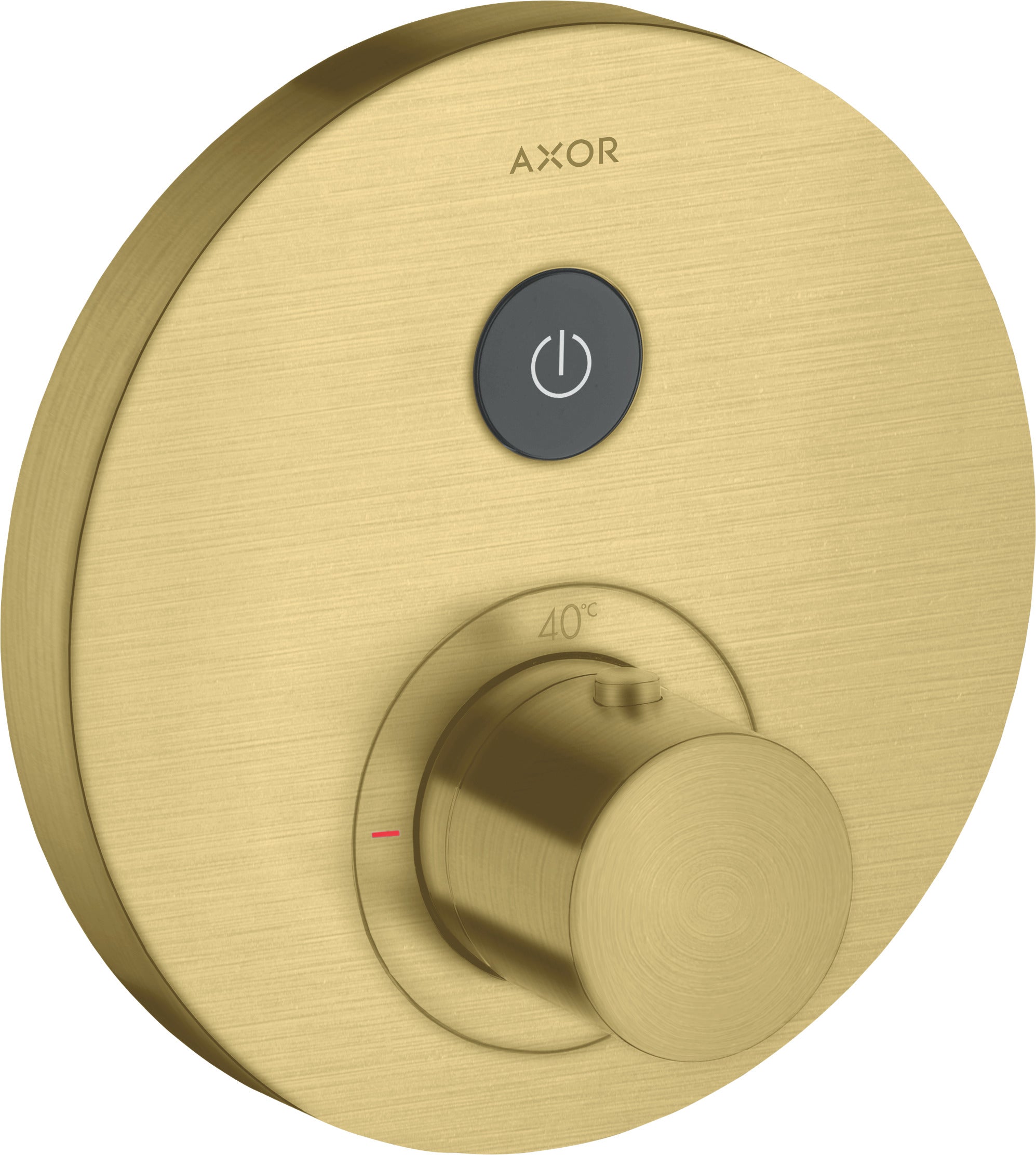 AXOR ShowerSelect Thermostatic mixer round for concealed installation for 1 outlet