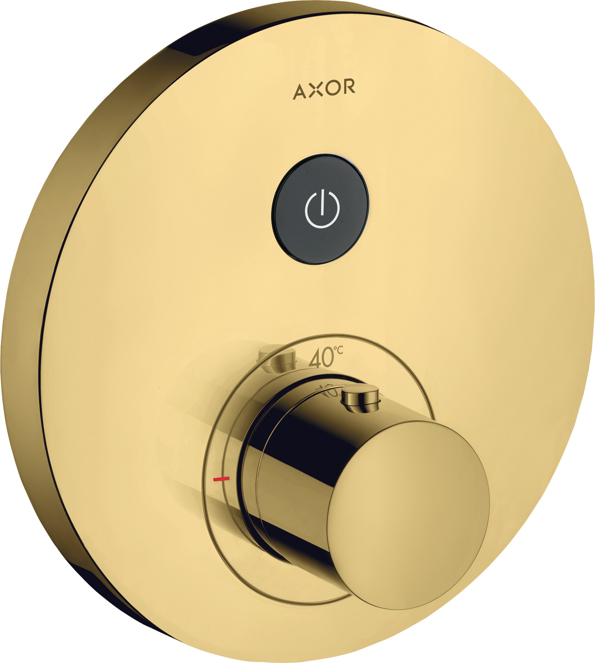 AXOR ShowerSelect Thermostatic mixer round for concealed installation for 1 outlet