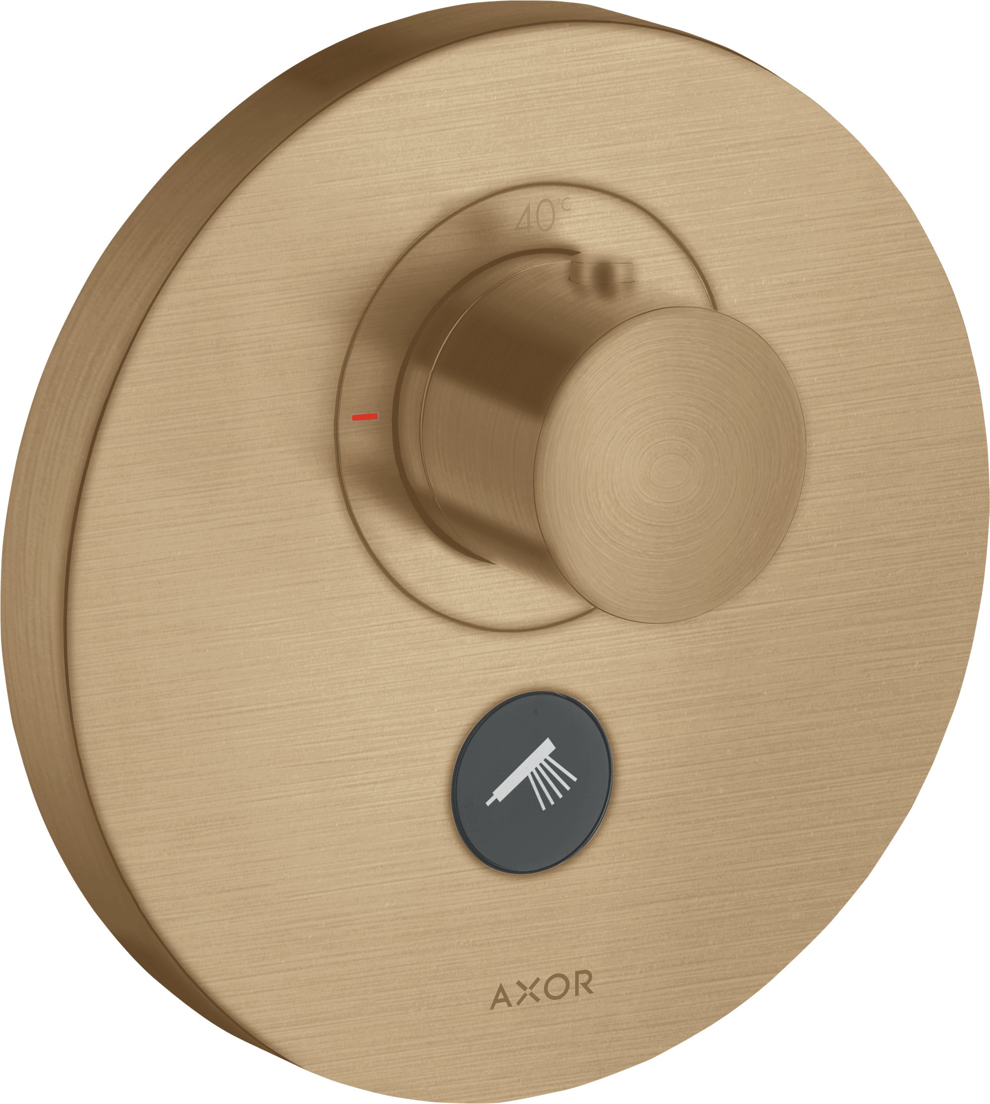 AXOR ShowerSelect Thermostatic mixer HighFlow round for concealed installation for multiple outlets