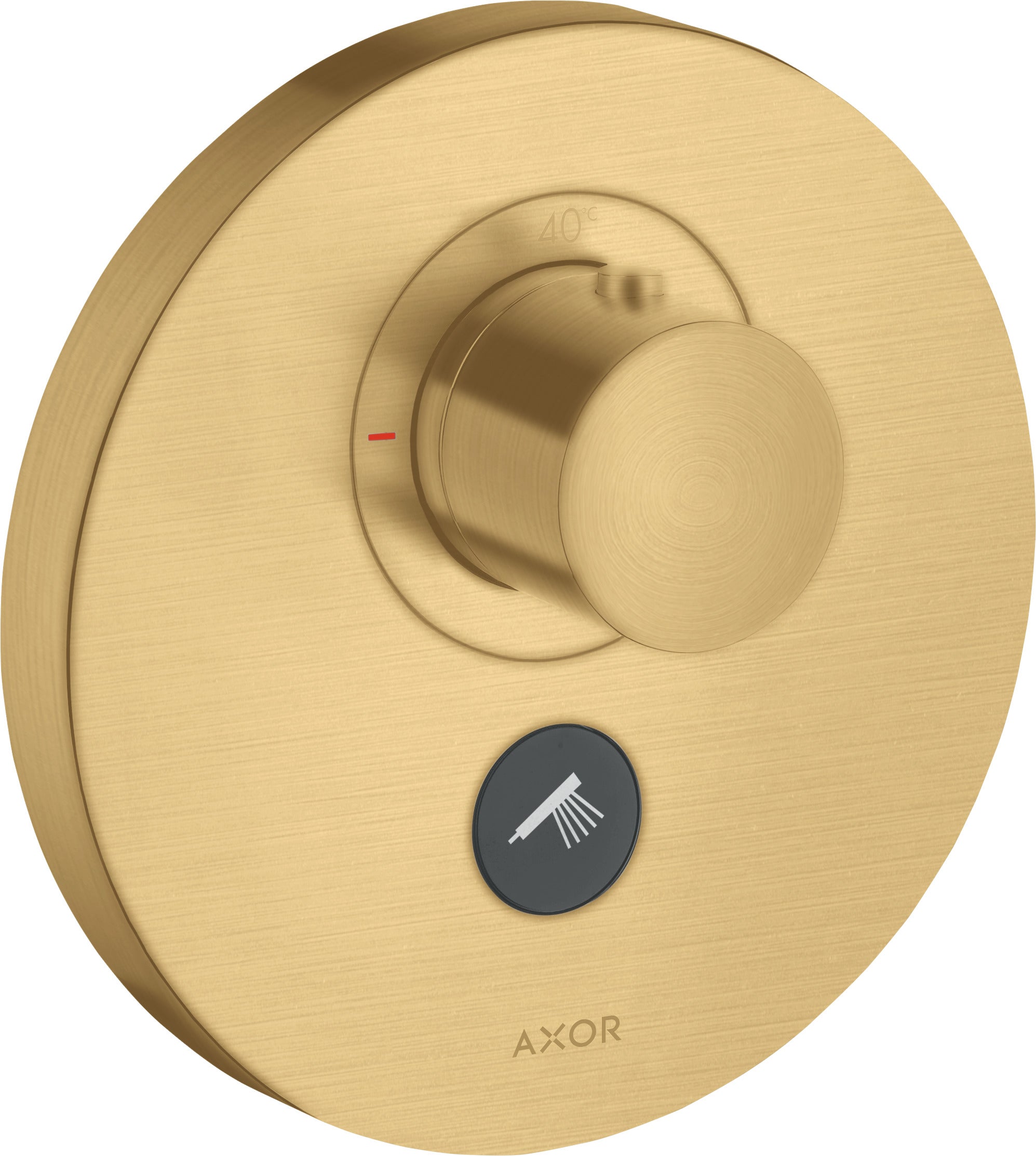 AXOR ShowerSelect Thermostatic mixer HighFlow round for concealed installation for multiple outlets
