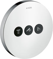 AXOR ShowerSelect Valve round for concealed installation for 3 outlets