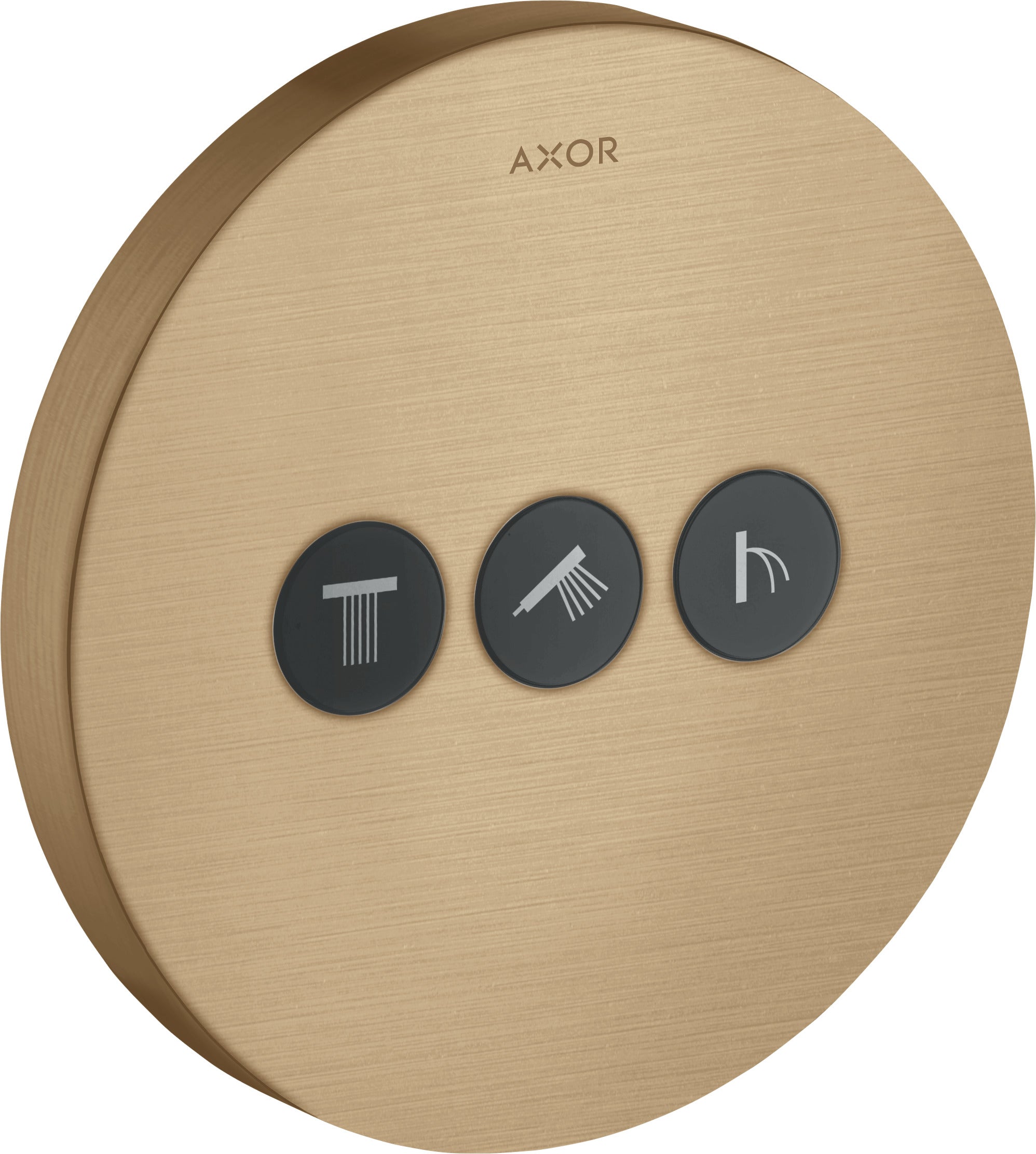 AXOR ShowerSelect Valve round for concealed installation for 3 outlets