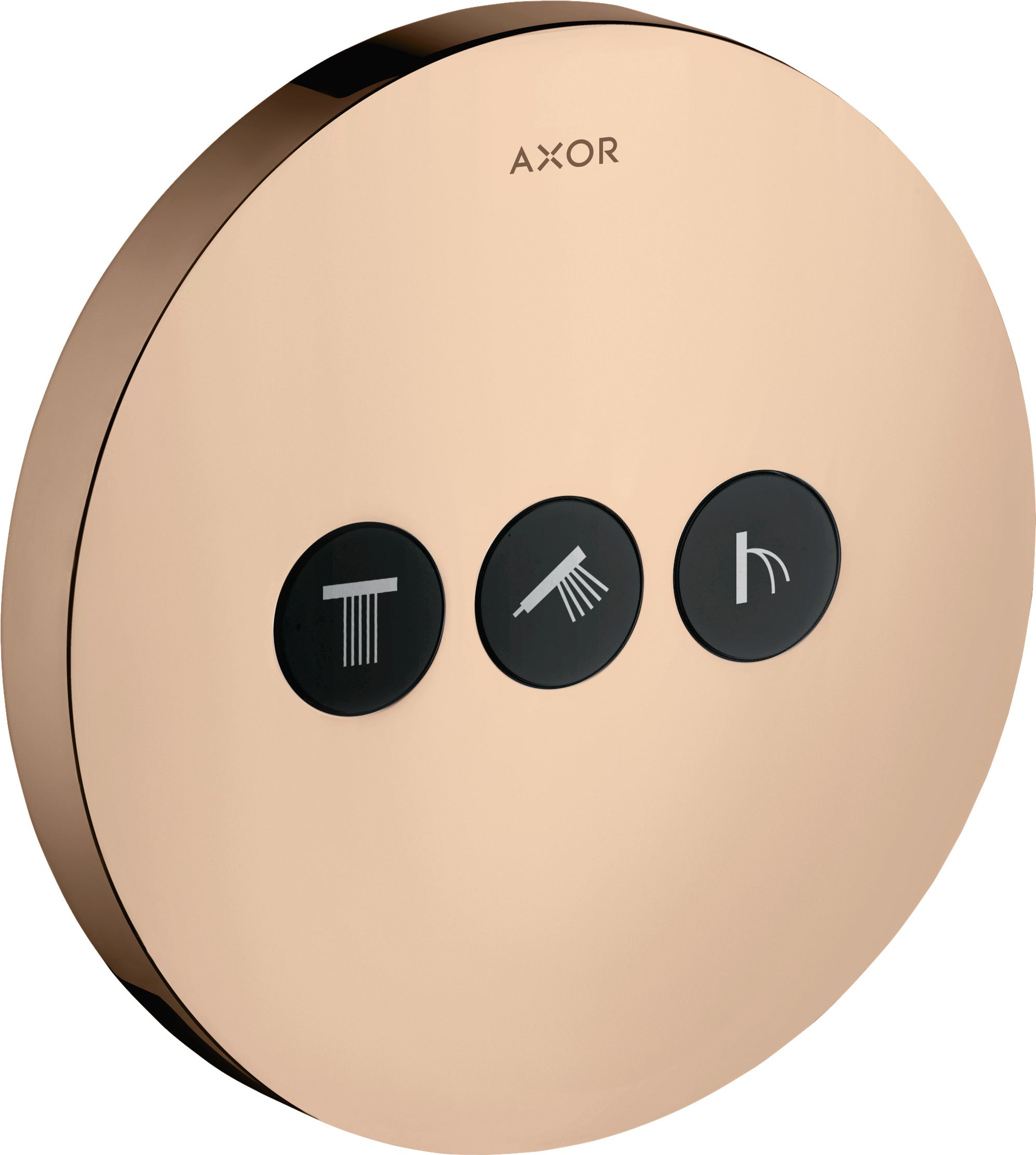 AXOR ShowerSelect Valve round for concealed installation for 3 outlets