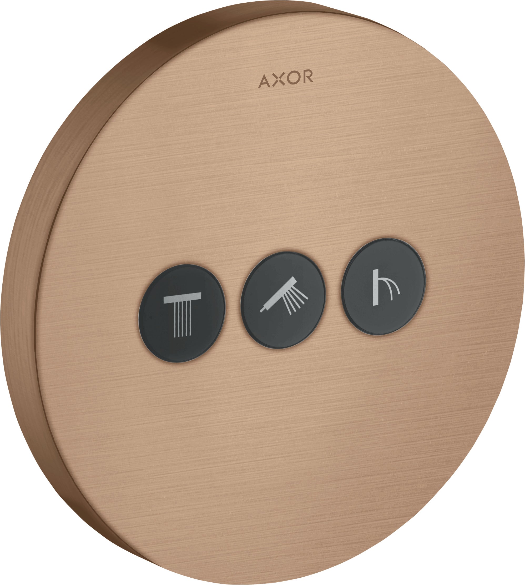 AXOR ShowerSelect Valve round for concealed installation for 3 outlets