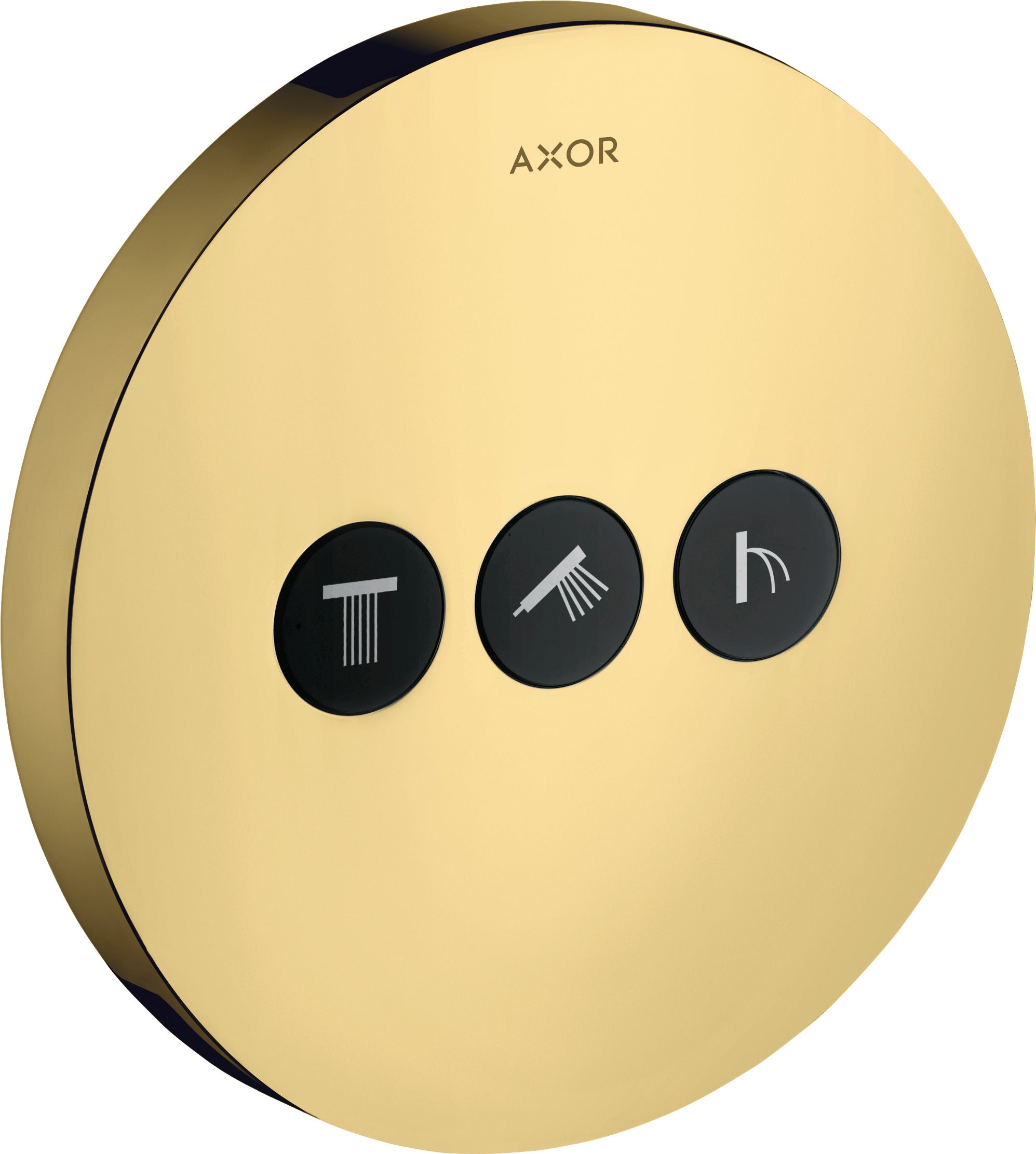 AXOR ShowerSelect Valve round for concealed installation for 3 outlets