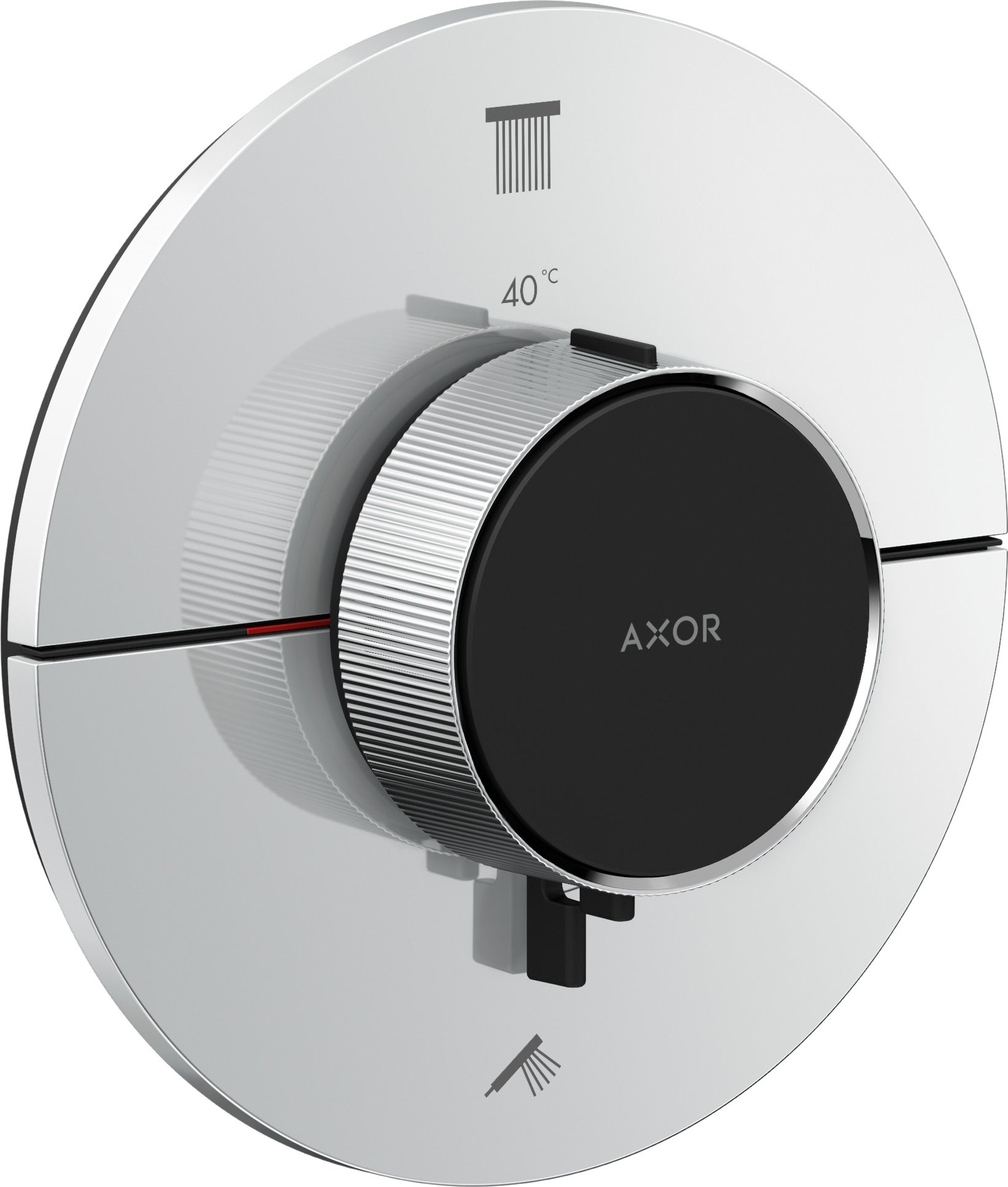 AXOR ShowerSelect ID Thermostat for concealed installation round for 2 functions