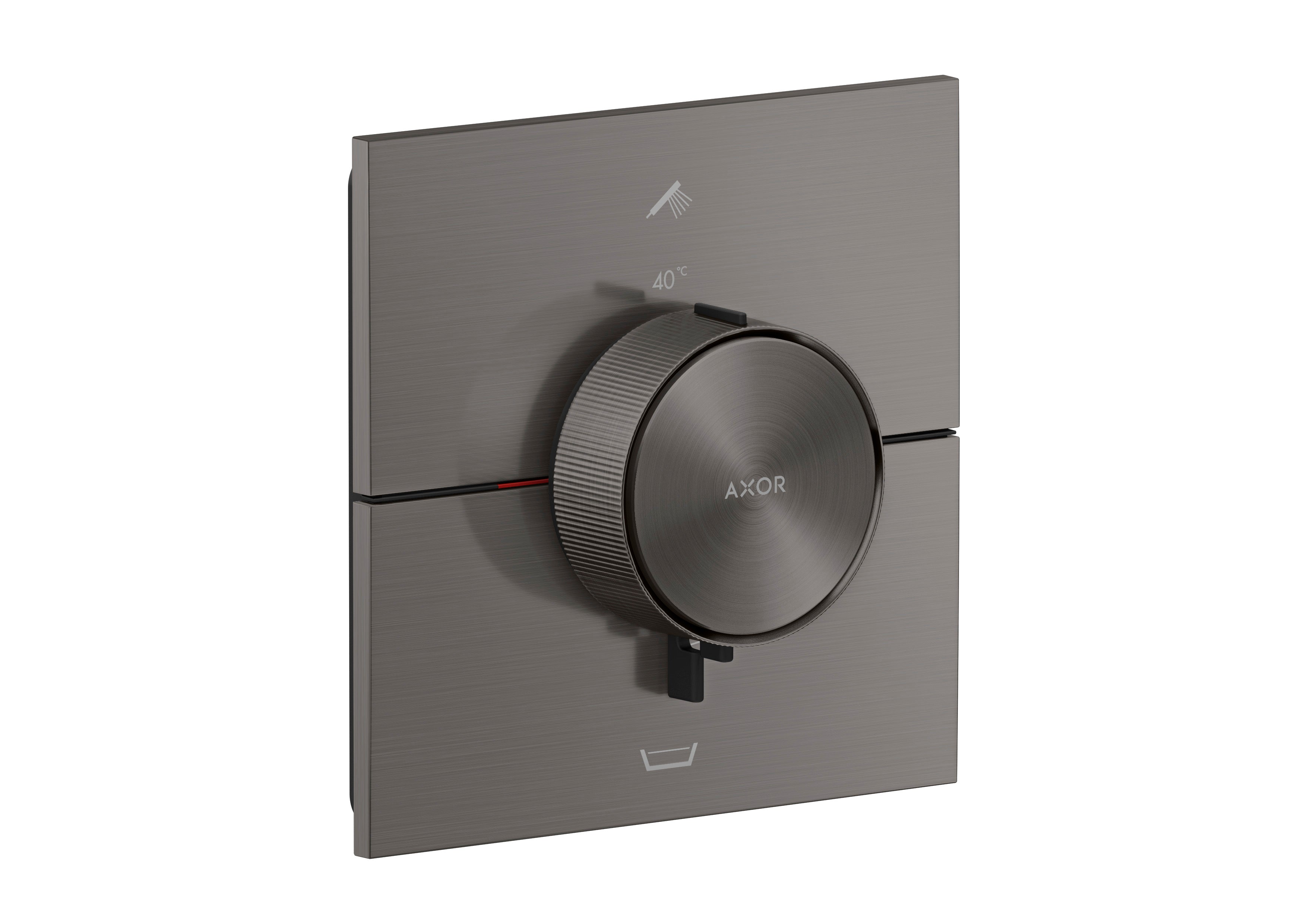 AXOR ShowerSelect ID Thermostat for concealed installation square for 2 functions with integrated security combination according to EN1717
