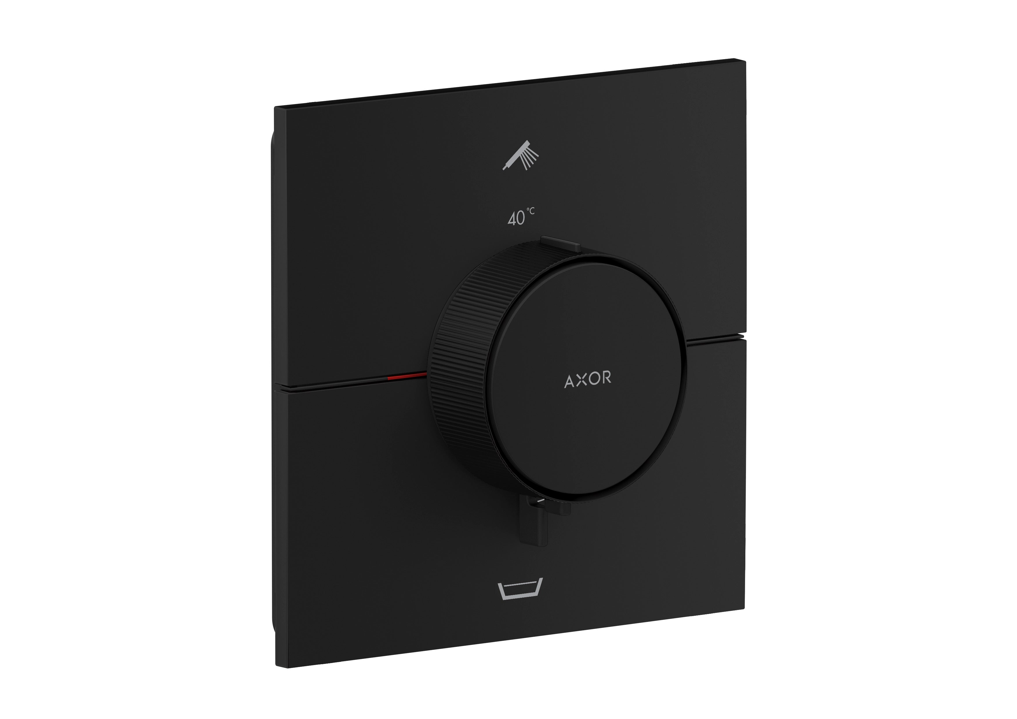 AXOR ShowerSelect ID Thermostat for concealed installation square for 2 functions with integrated security combination according to EN1717