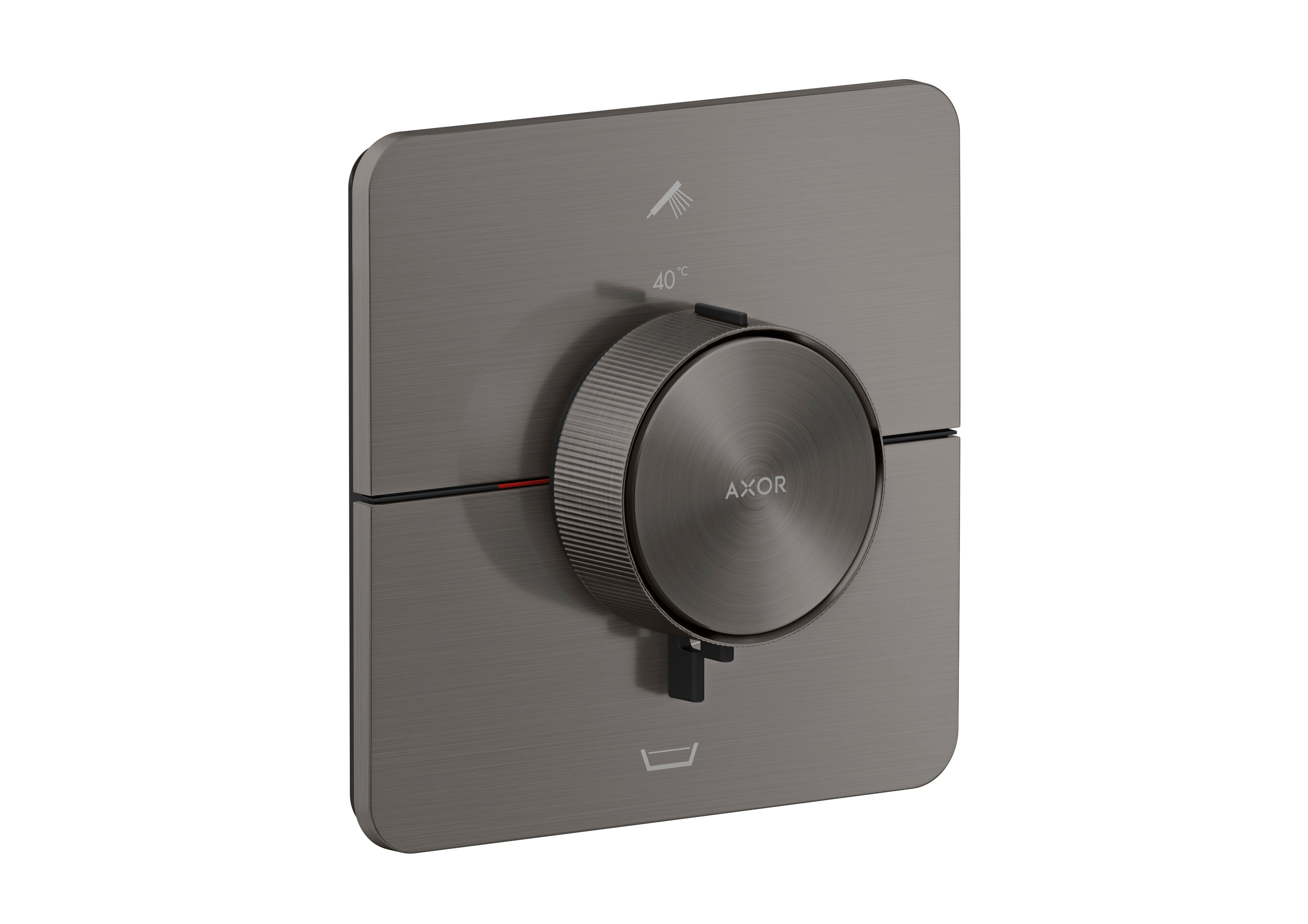 AXOR ShowerSelect ID Thermostat for concealed installation softsquare for 2 functions with integrated security combination according to EN1717