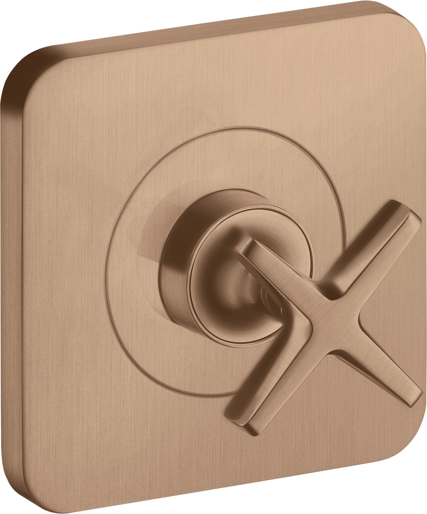 AXOR Citterio E Shut-off valve 12 cm x 12 cm finish set
