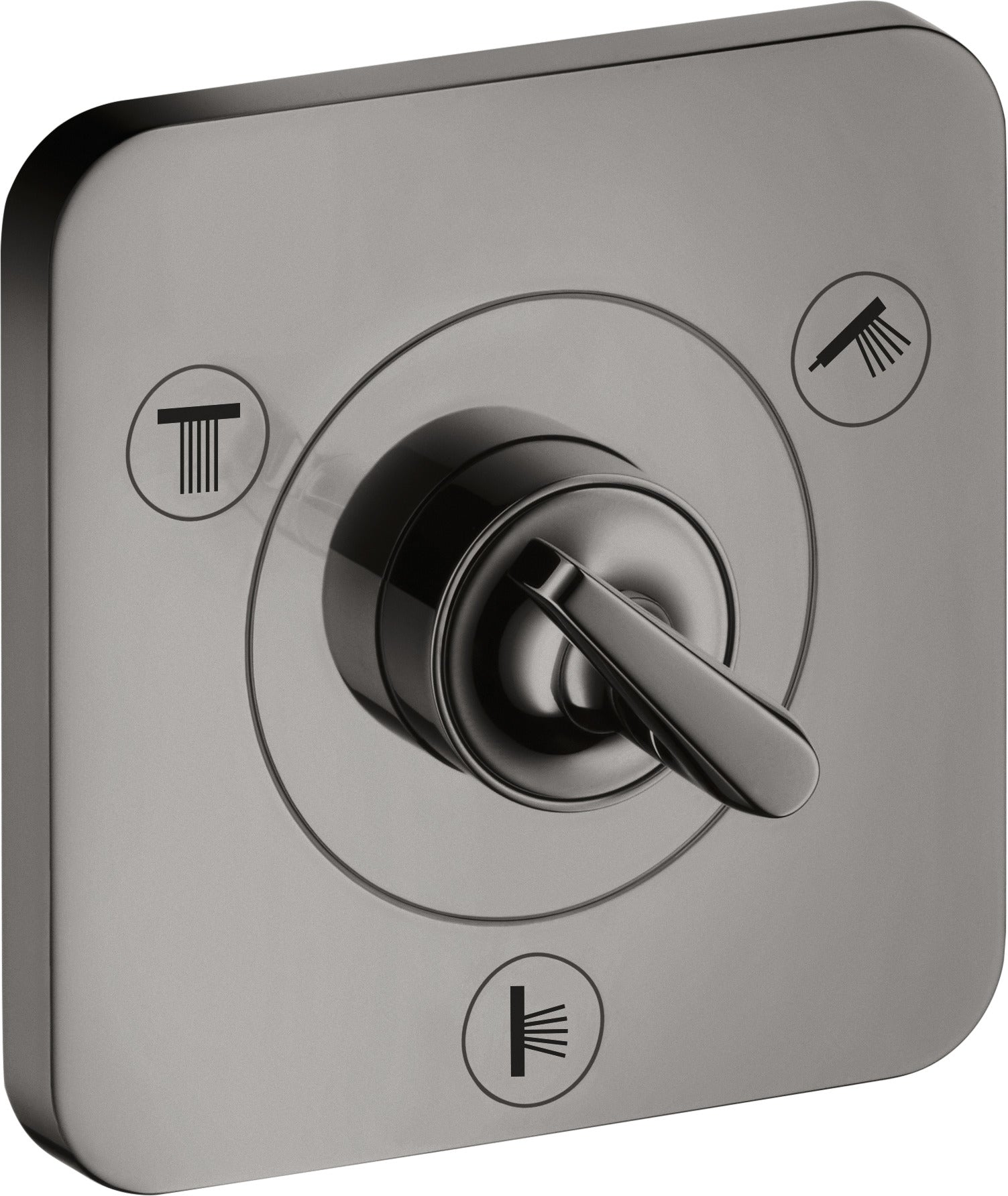 AXOR Citterio E Shut-off / diverter valve Trio / Quattro finish set 120 mm x 120 mm