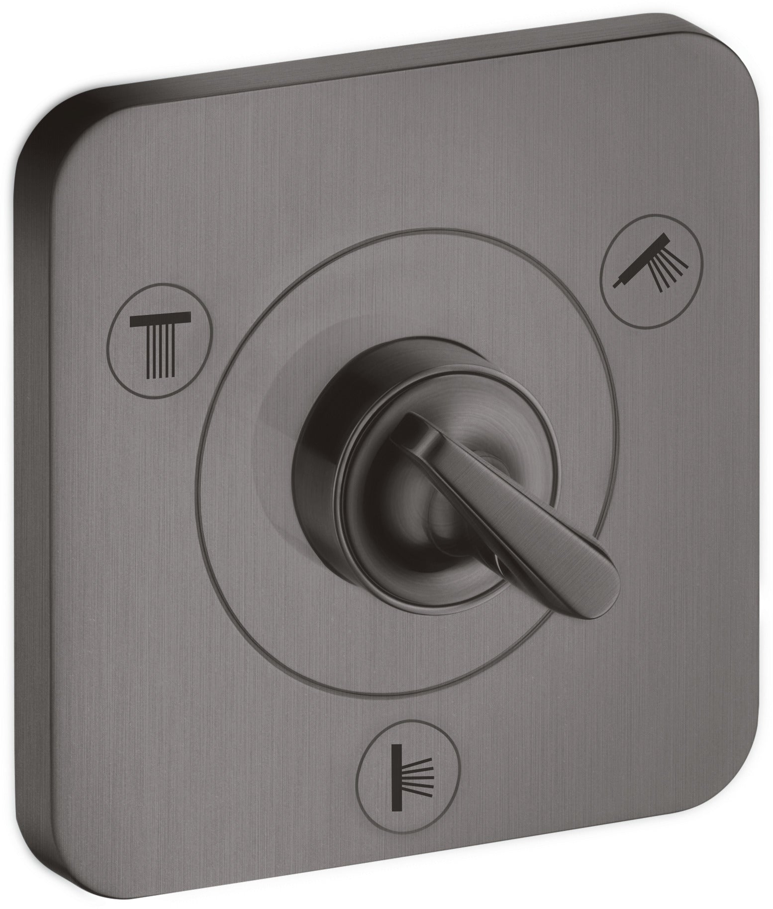 AXOR Citterio E Shut-off / diverter valve Trio / Quattro finish set 120 mm x 120 mm