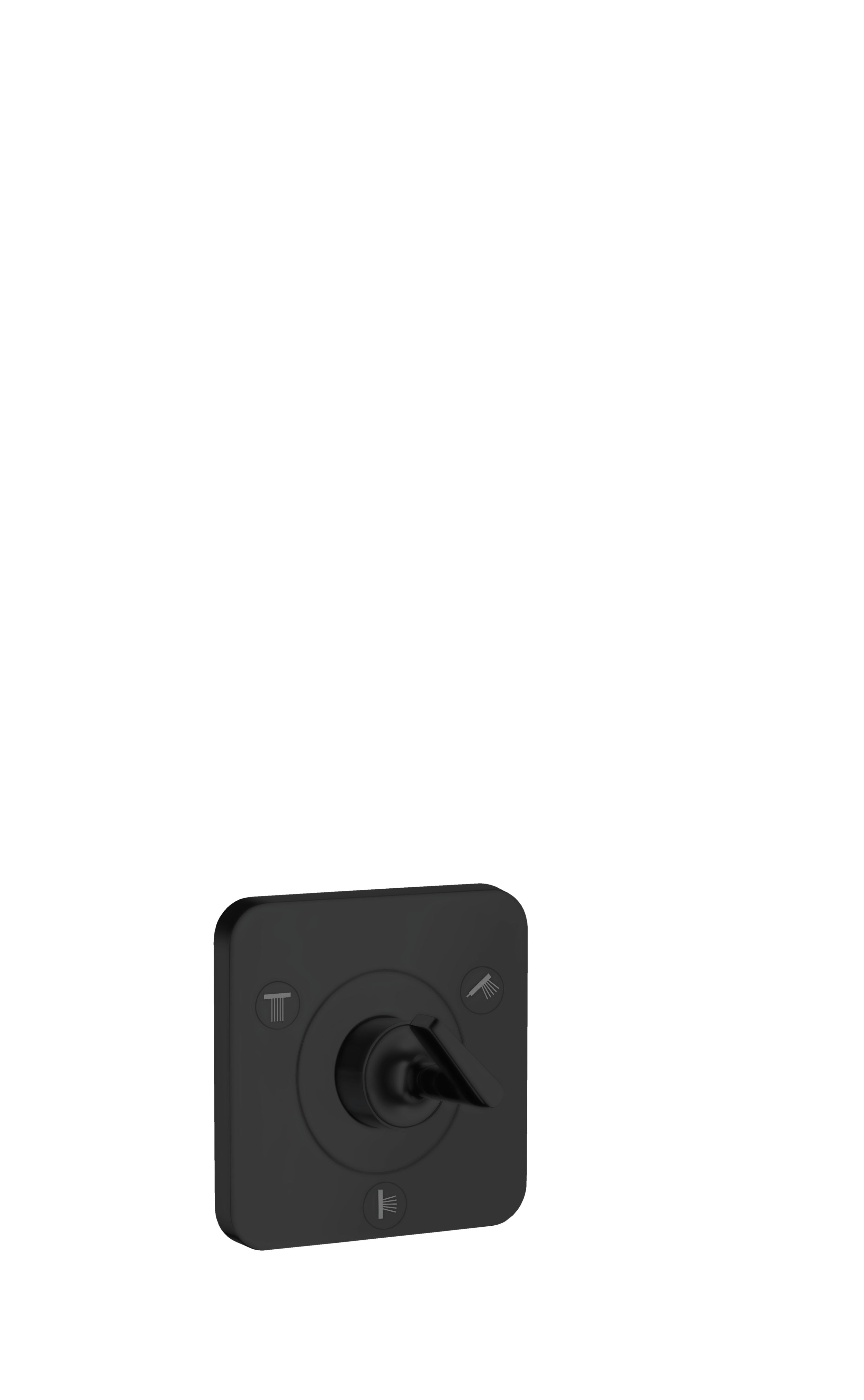 AXOR Citterio E Shut-off / diverter valve Trio / Quattro finish set 120 mm x 120 mm