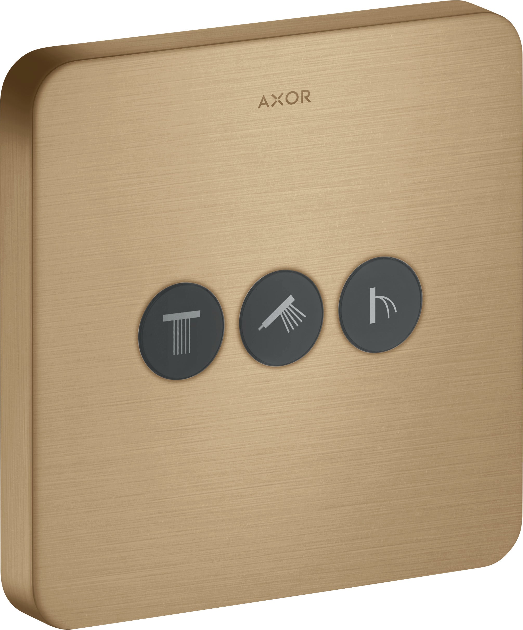 AXOR ShowerSelect Valve softsquare for concealed installation for 3 outlets