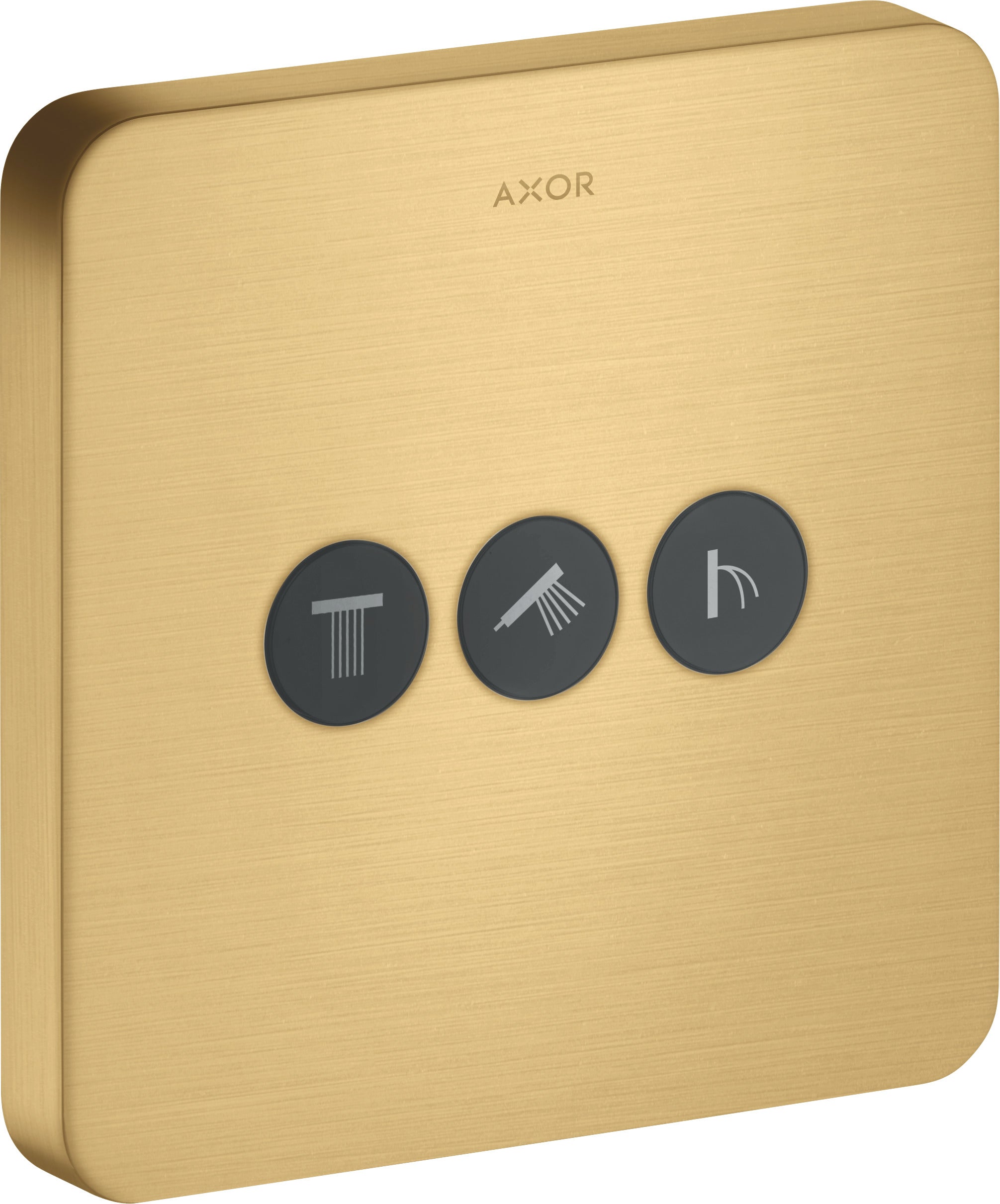 AXOR ShowerSelect Valve softsquare for concealed installation for 3 outlets