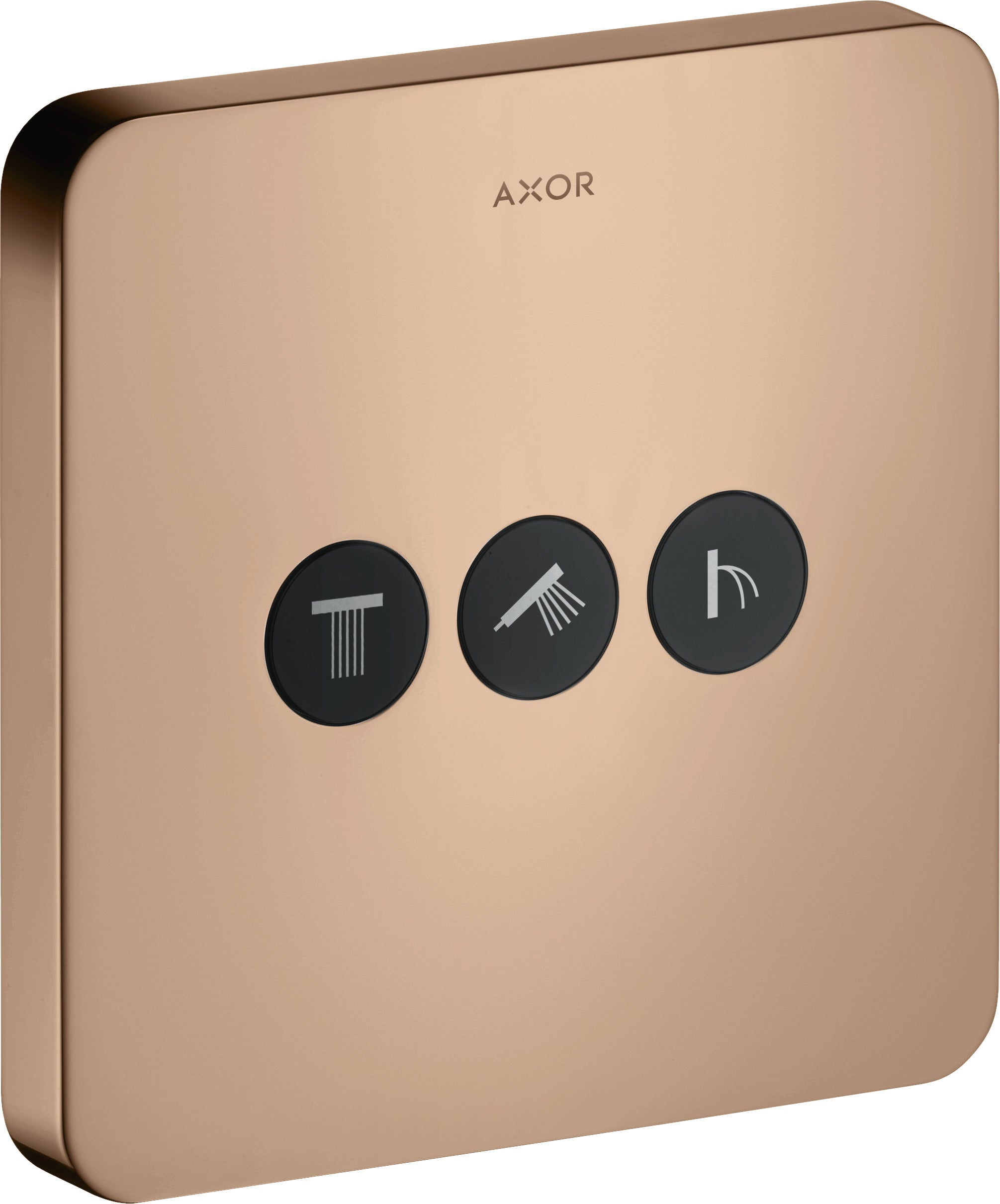 AXOR ShowerSelect Valve softsquare for concealed installation for 3 outlets