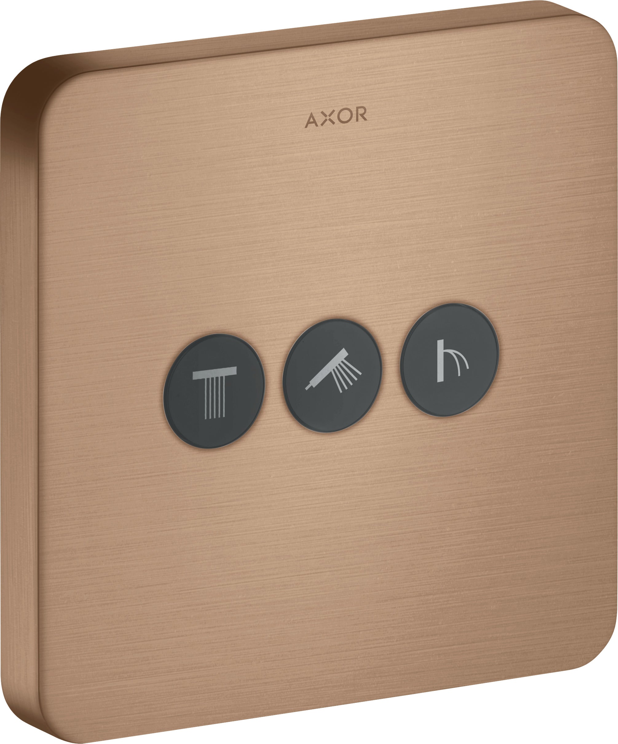 AXOR ShowerSelect Valve softsquare for concealed installation for 3 outlets