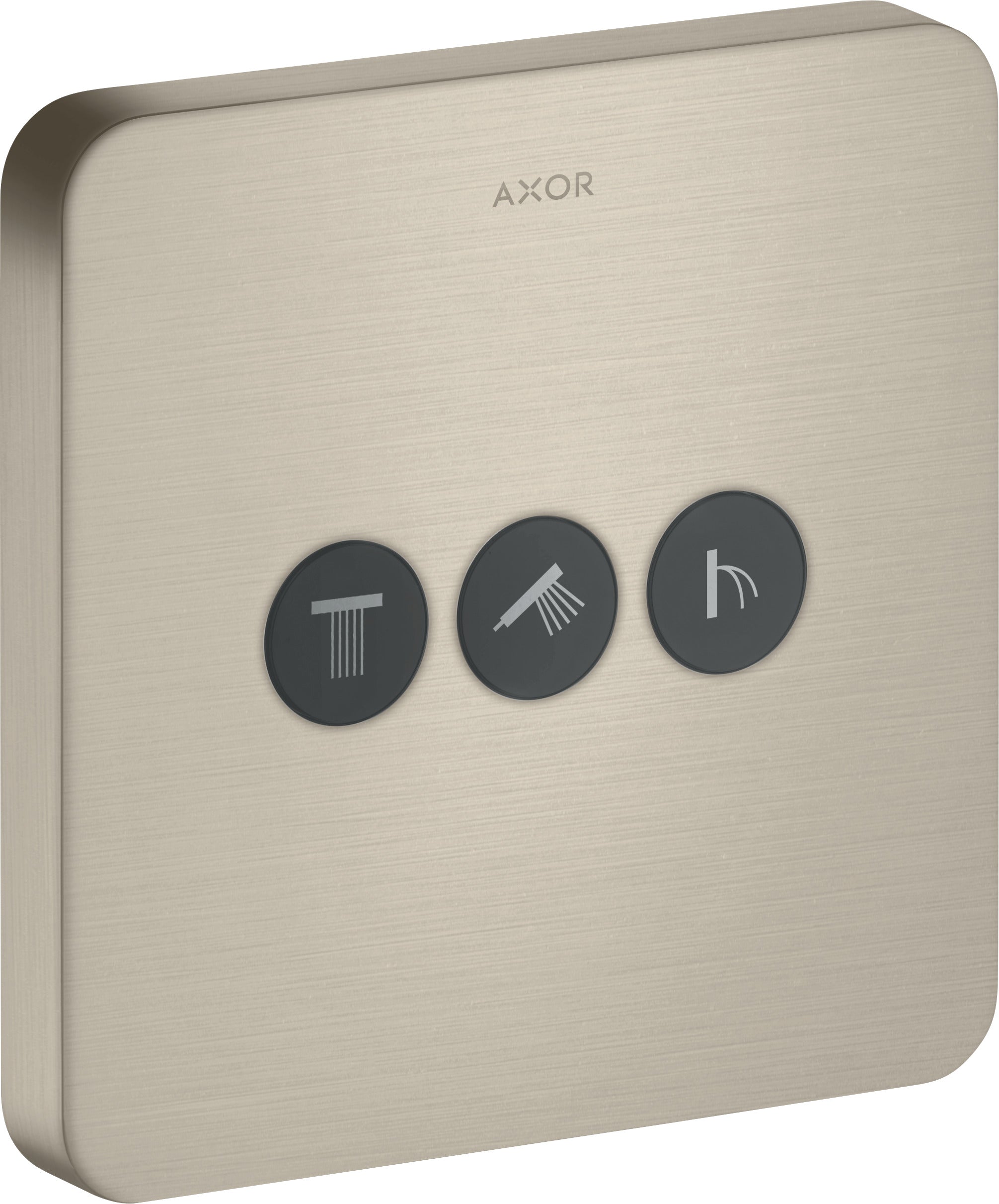 AXOR ShowerSelect Valve softsquare for concealed installation for 3 outlets