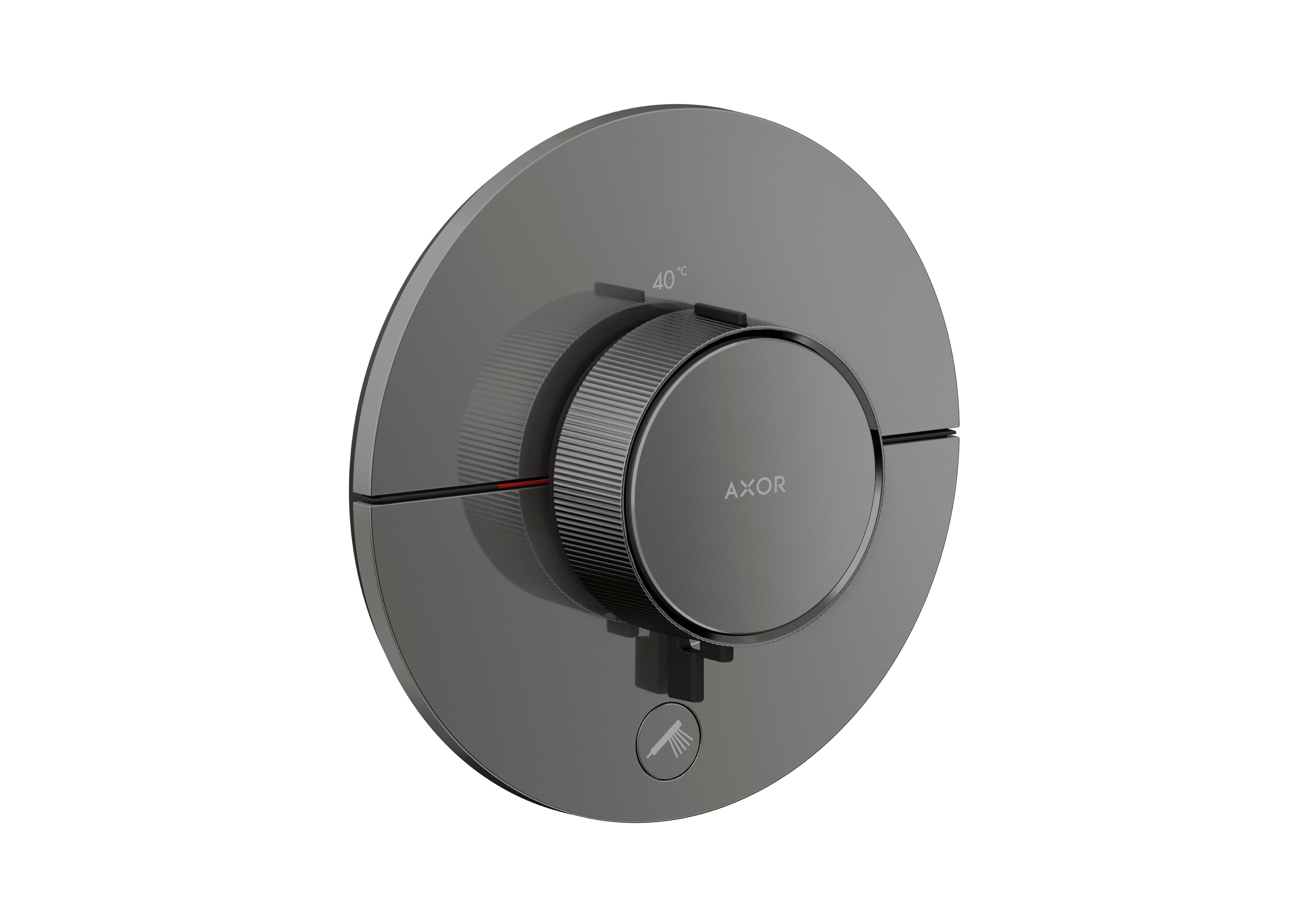 AXOR ShowerSelect ID Thermostat HighFlow for concealed installation round for 1 function and additional outlet