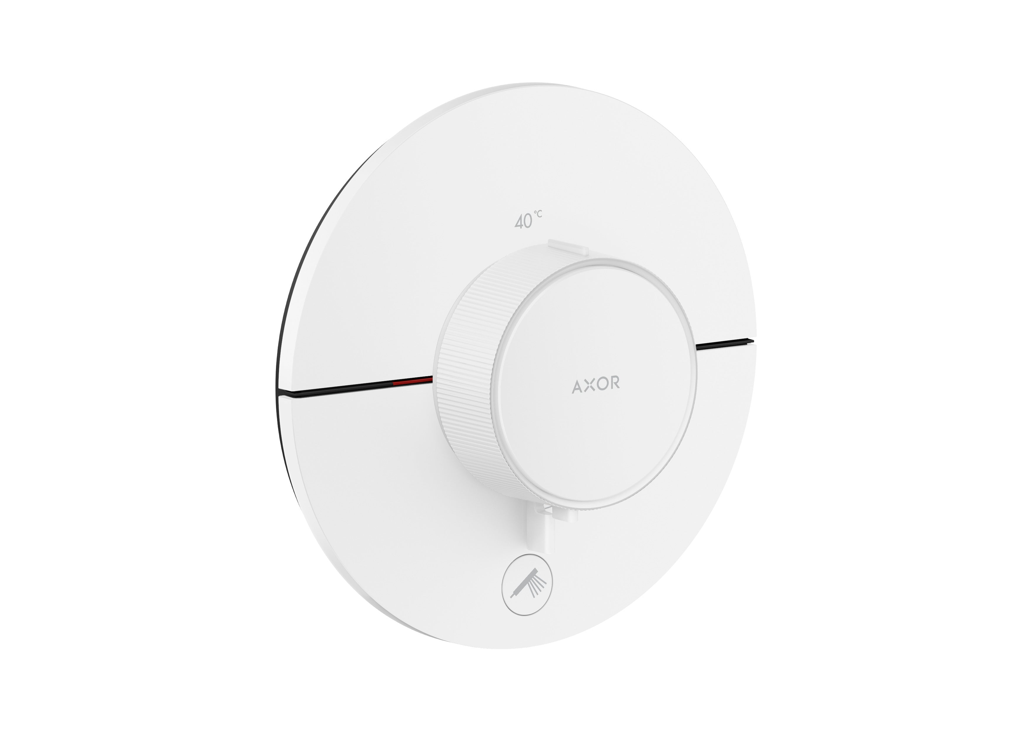 AXOR ShowerSelect ID Thermostat HighFlow for concealed installation round for 1 function and additional outlet
