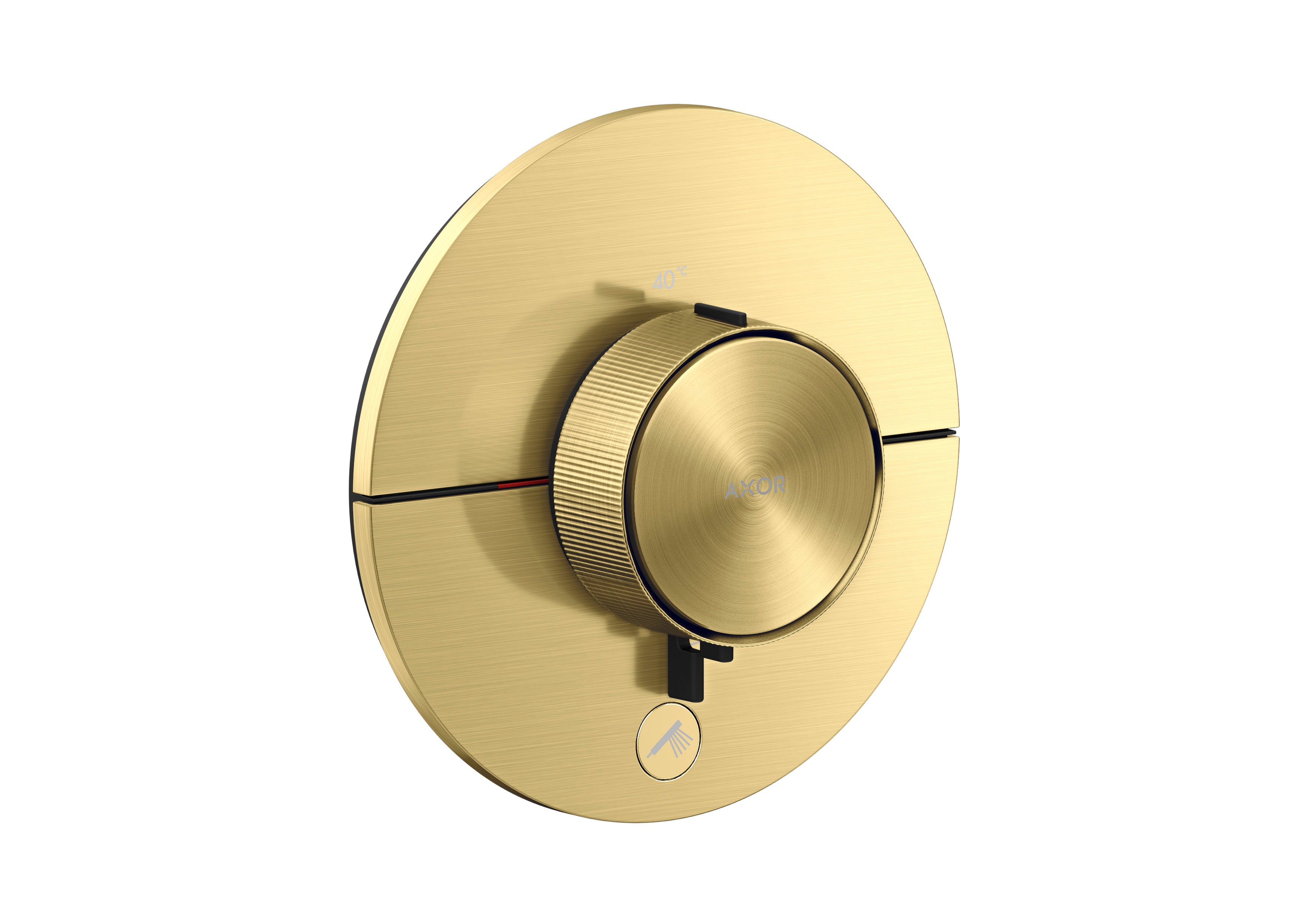 AXOR ShowerSelect ID Thermostat HighFlow for concealed installation round for 1 function and additional outlet
