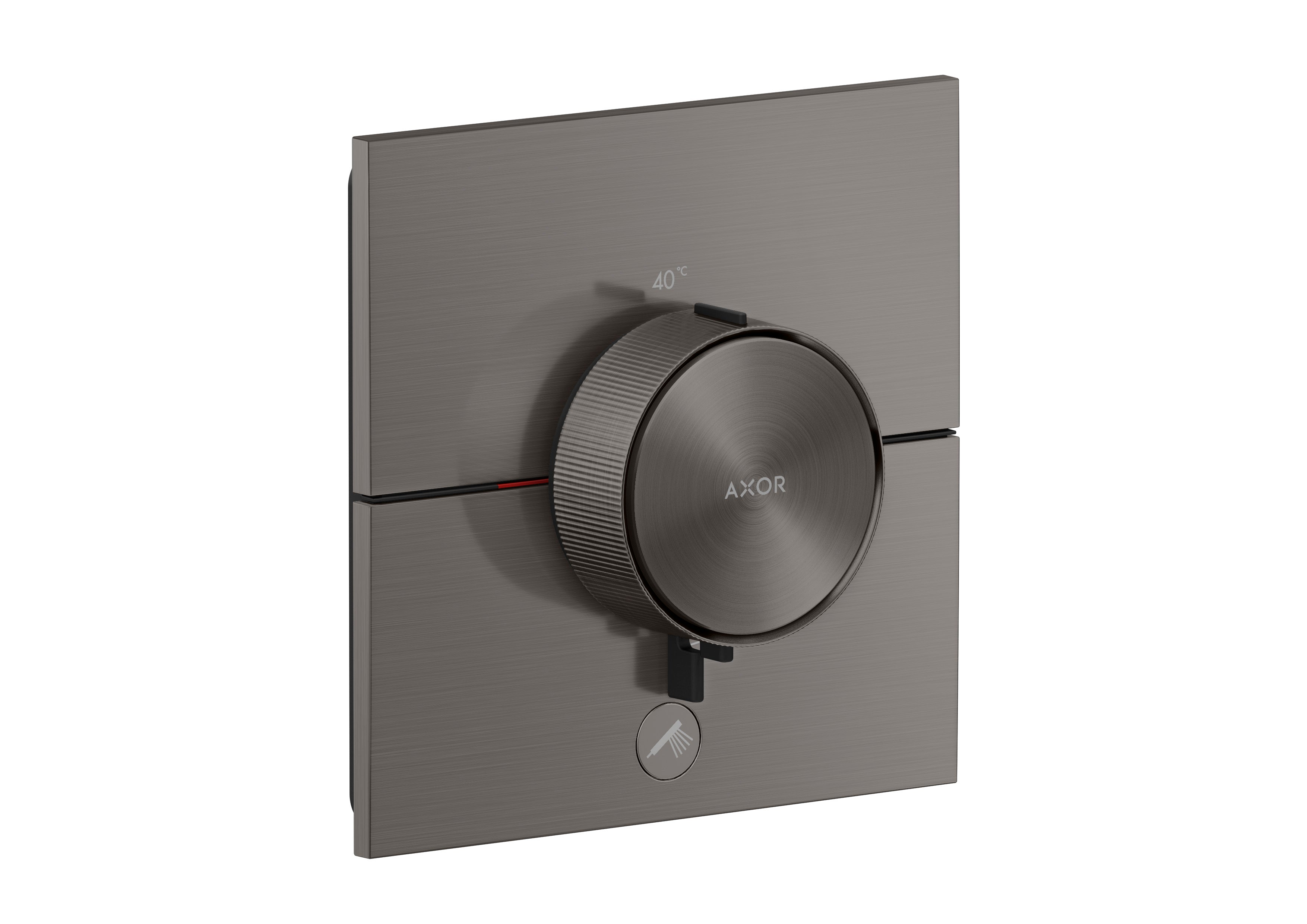 AXOR ShowerSelect ID Thermostat HighFlow for concealed installation square for 1 function and additional outlet
