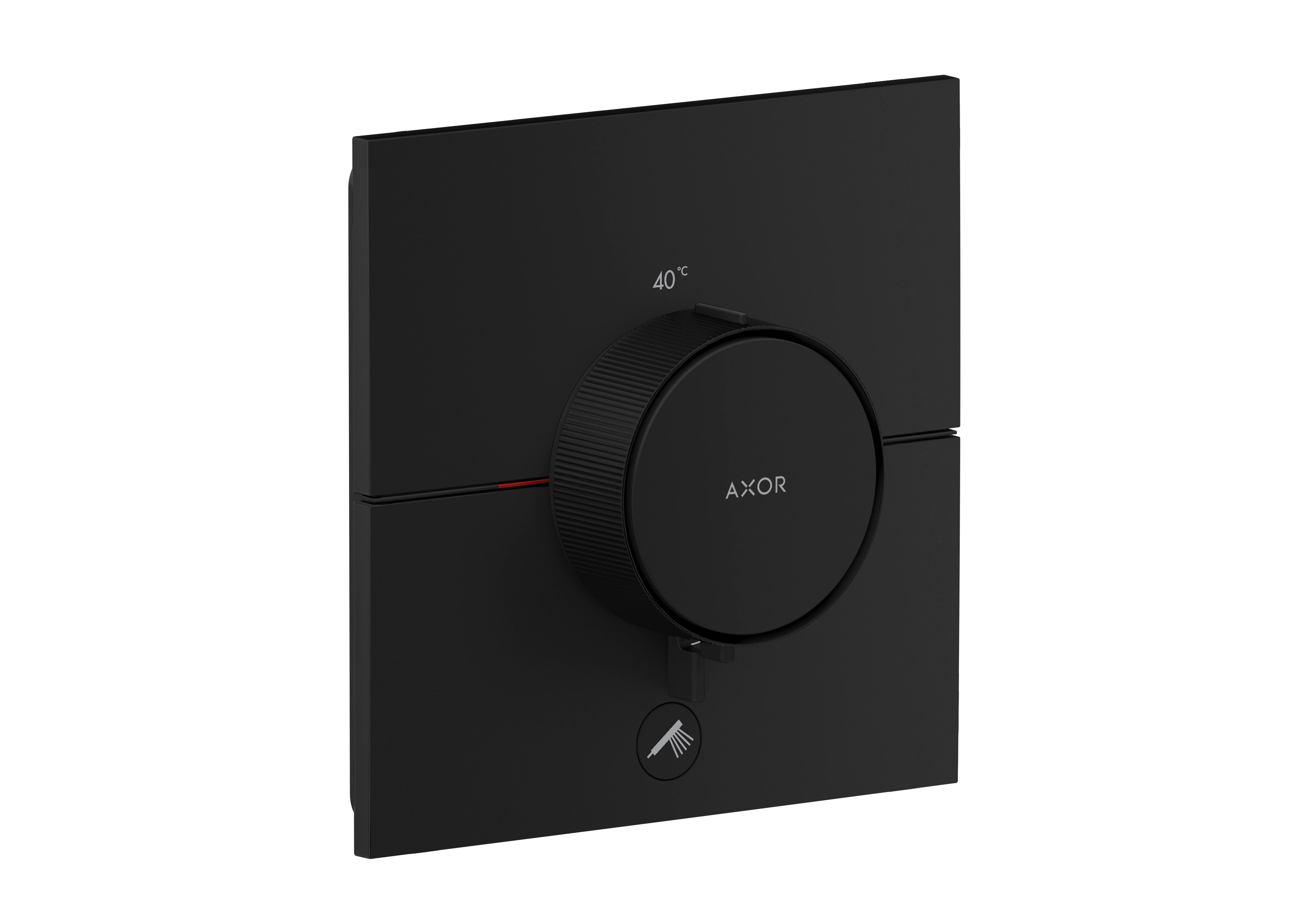 AXOR ShowerSelect ID Thermostat HighFlow for concealed installation square for 1 function and additional outlet