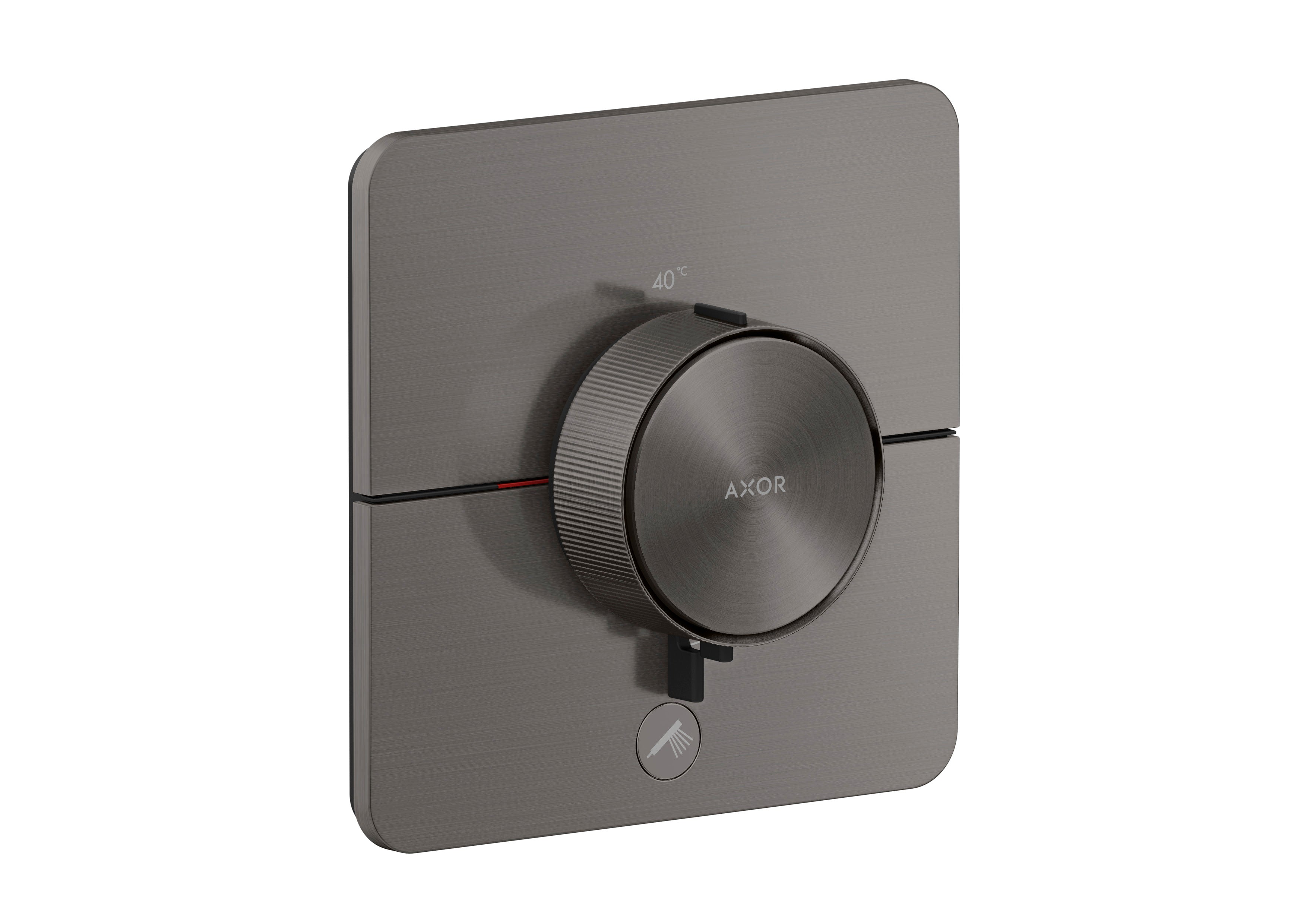 AXOR ShowerSelect ID Thermostat HighFlow for concealed installation SoftSquare for 1 function and additional outlet