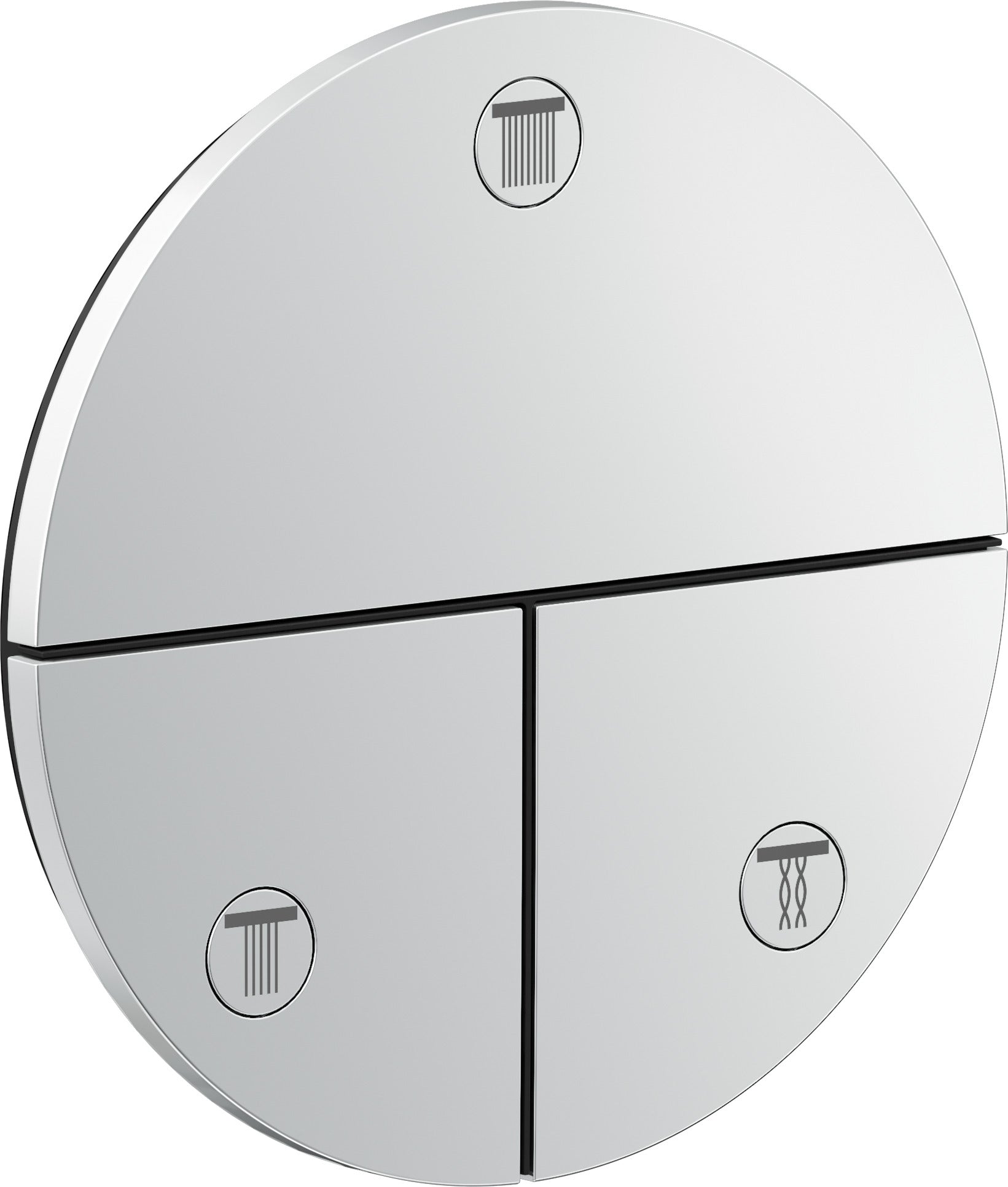 AXOR ShowerSelect ID Valve for concealed installation round for 3 functions