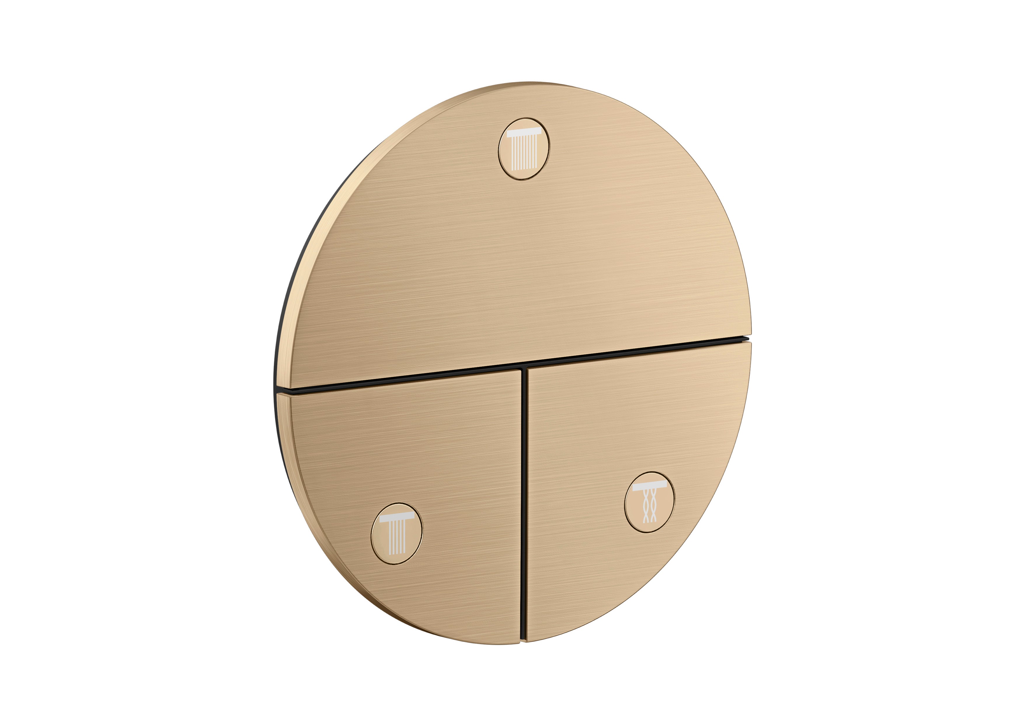 AXOR ShowerSelect ID Valve for concealed installation round for 3 functions