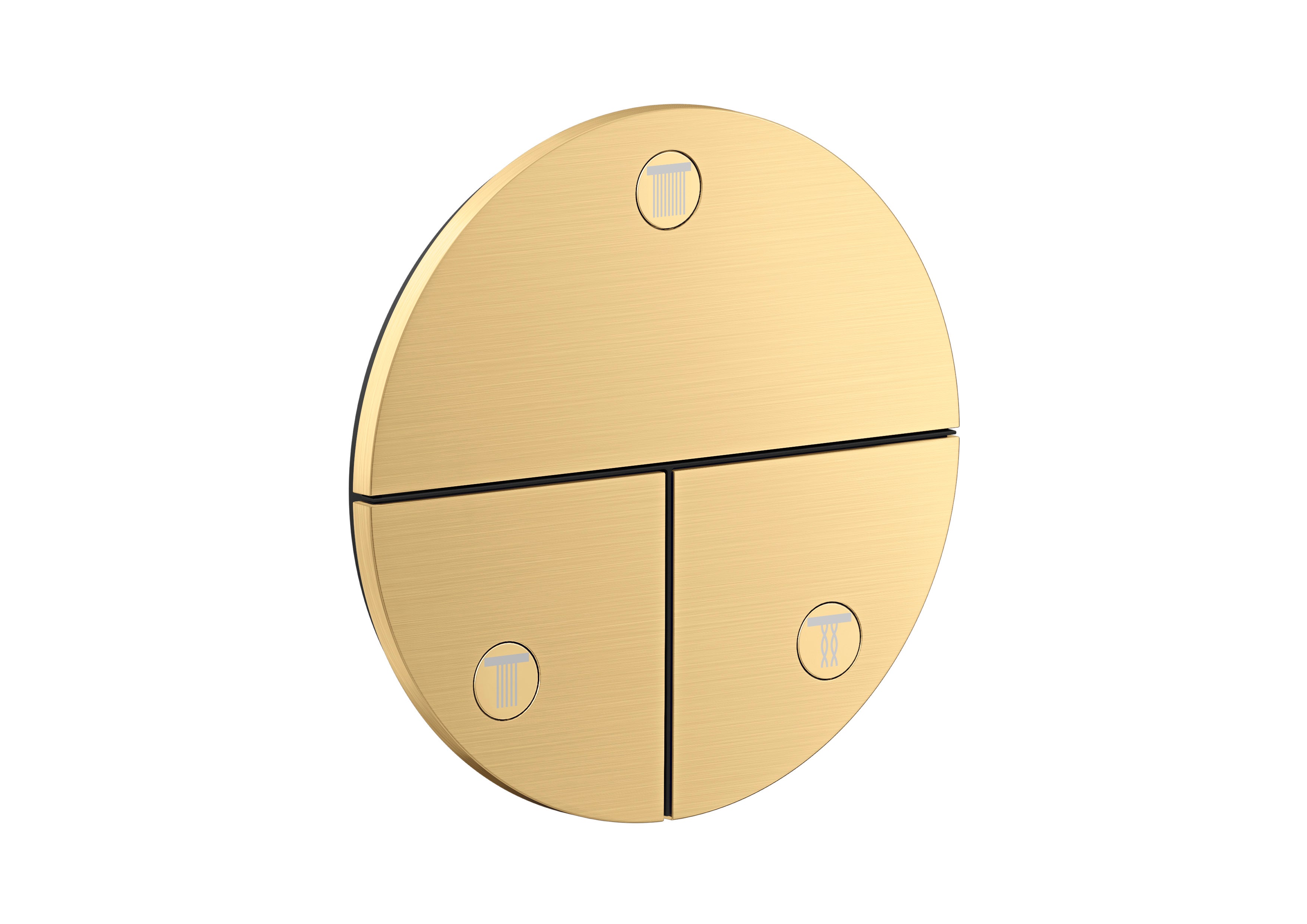 AXOR ShowerSelect ID Valve for concealed installation round for 3 functions