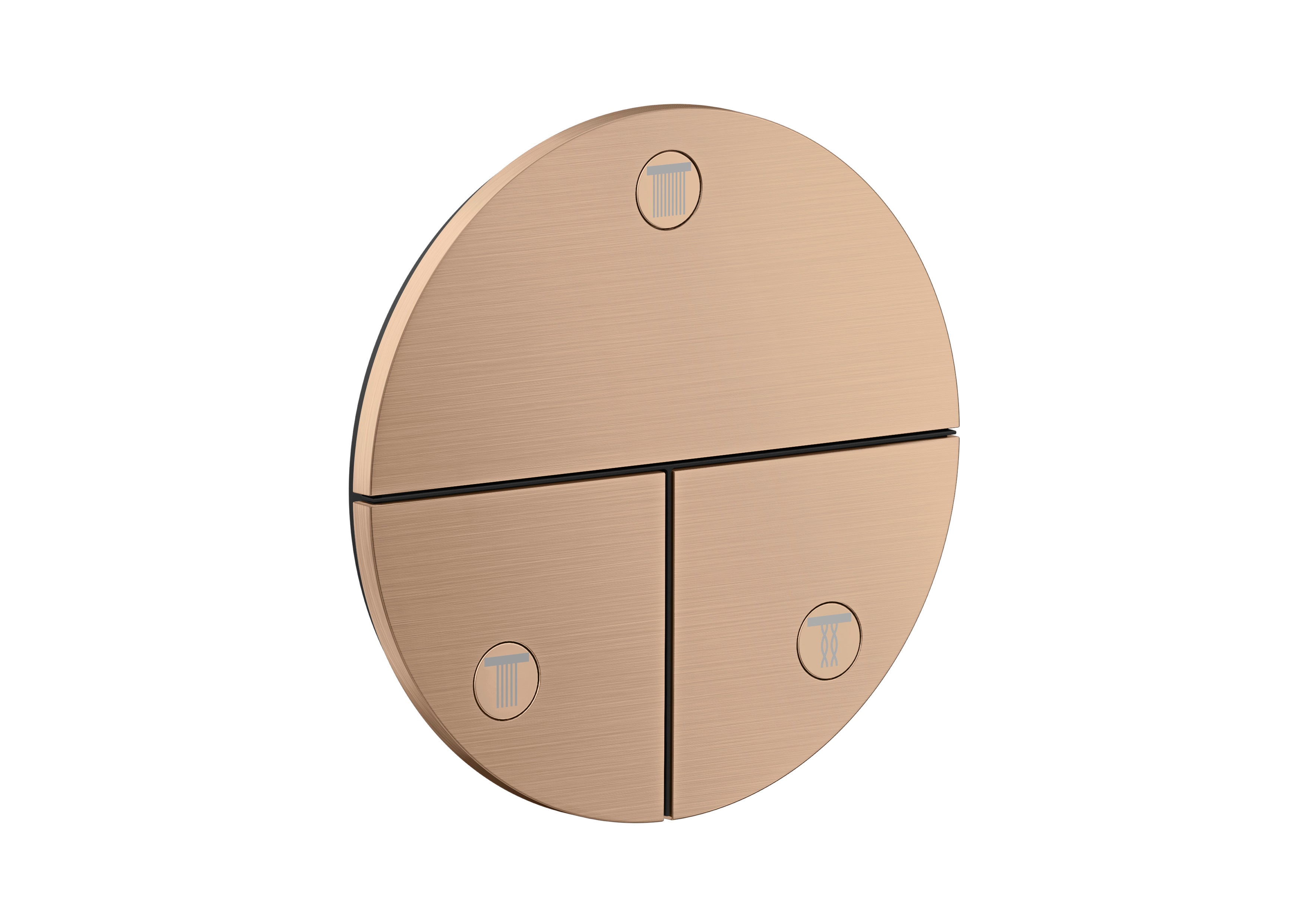 AXOR ShowerSelect ID Valve for concealed installation round for 3 functions